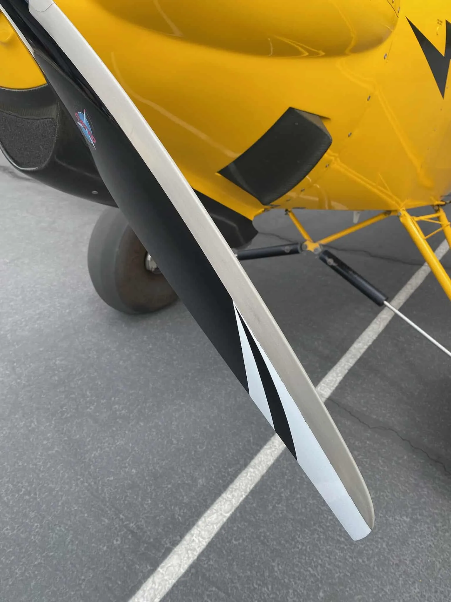 Engine detail of a 2017 CubCrafters CARBON CUB FX.