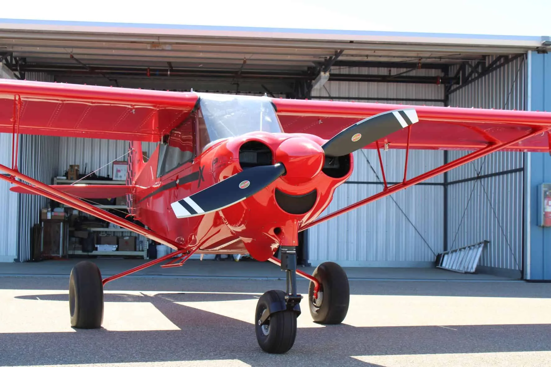 Engine detail of a 2021 CubCrafters NXCUB.