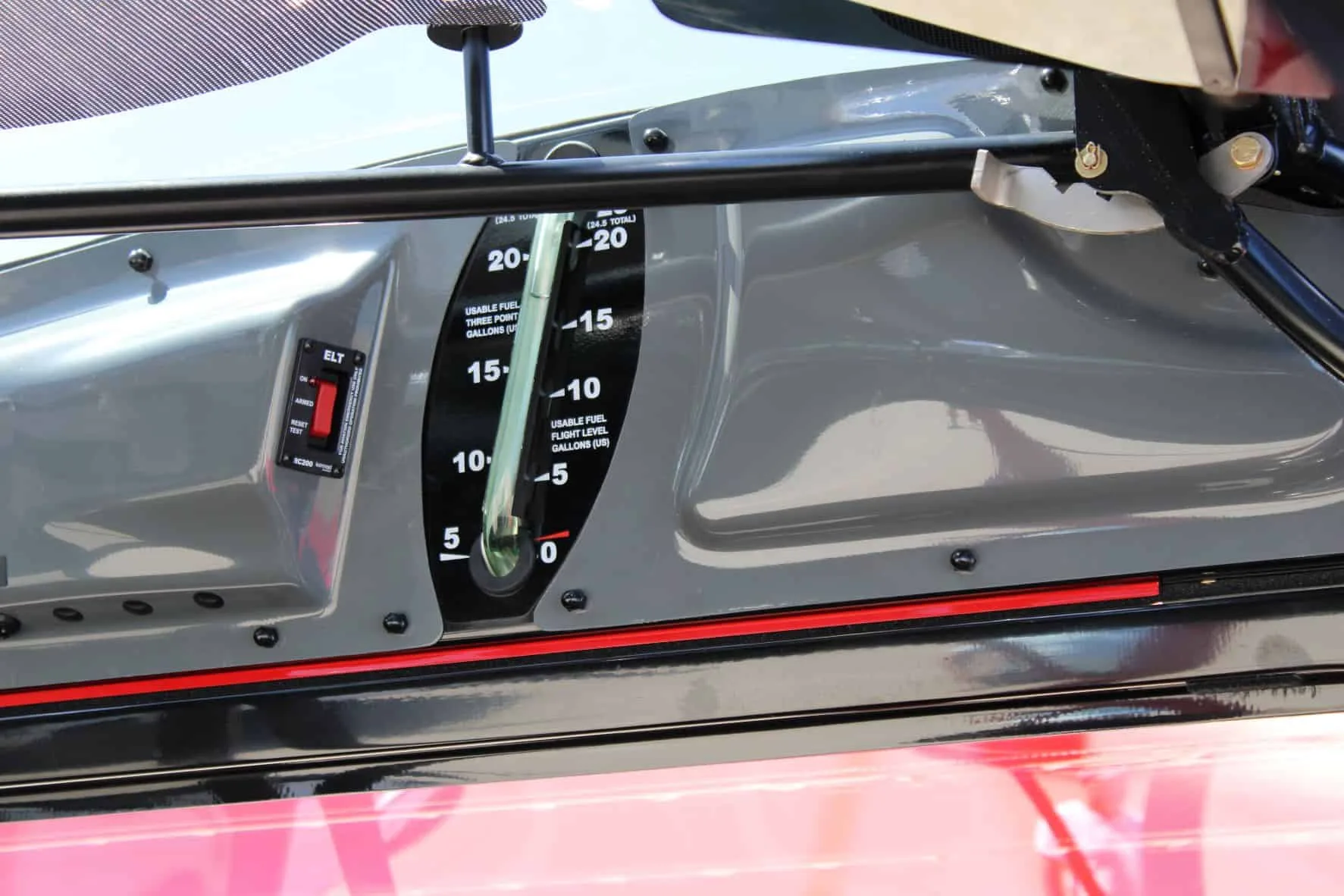 Cockpit and instrument panel of a 2021 CubCrafters NXCUB.