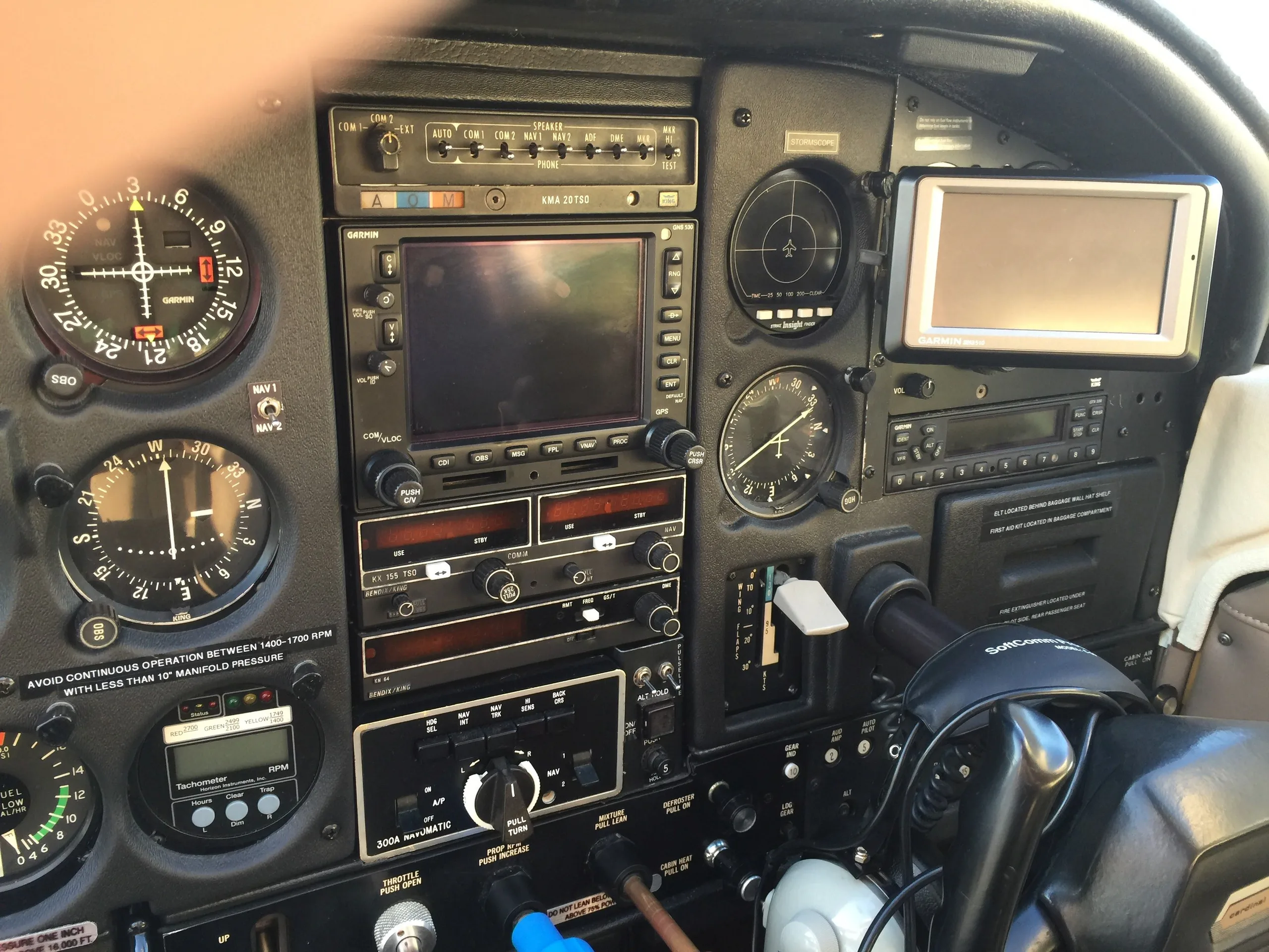 Avionics suite of a 1977.