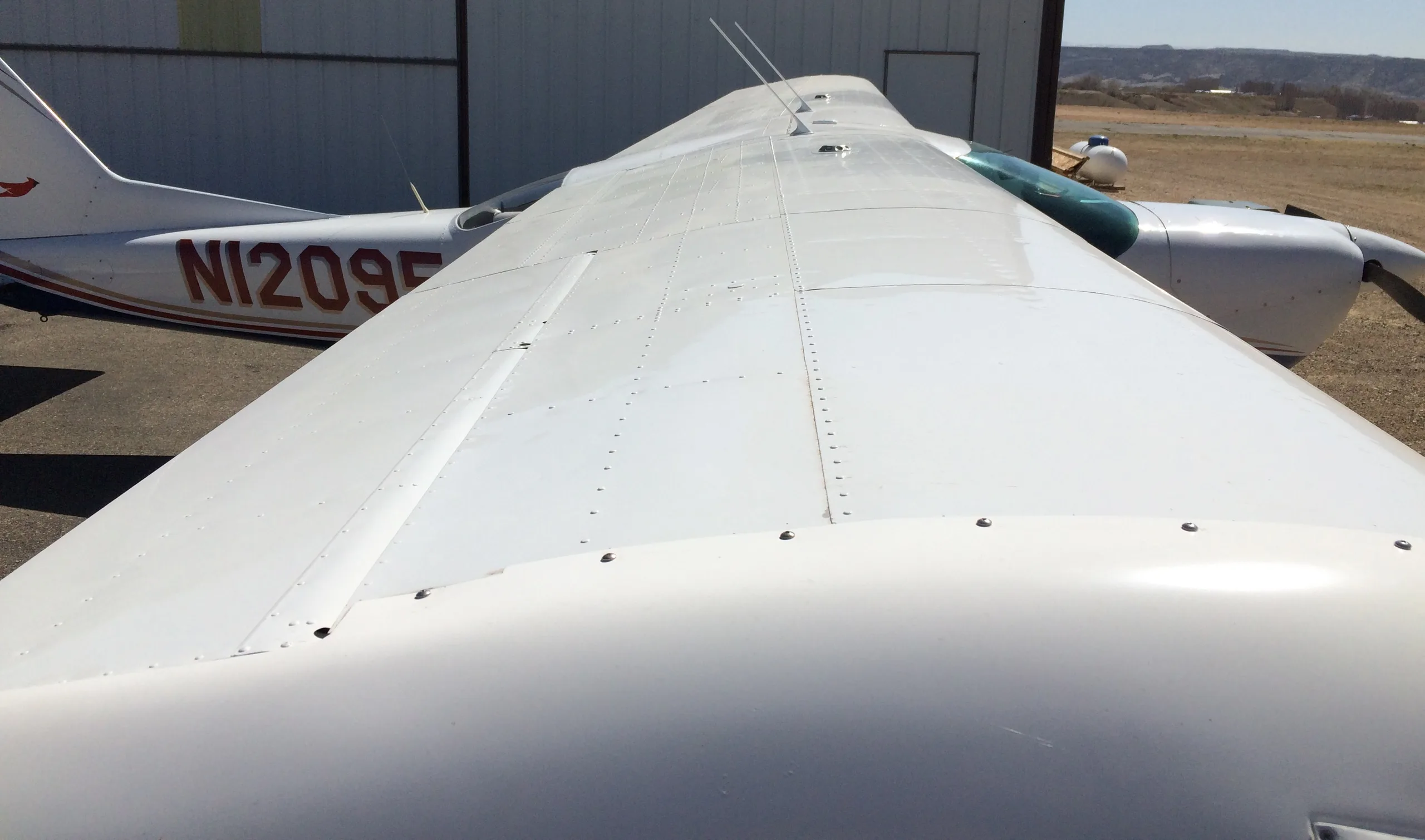 Engine detail of a aircraft.