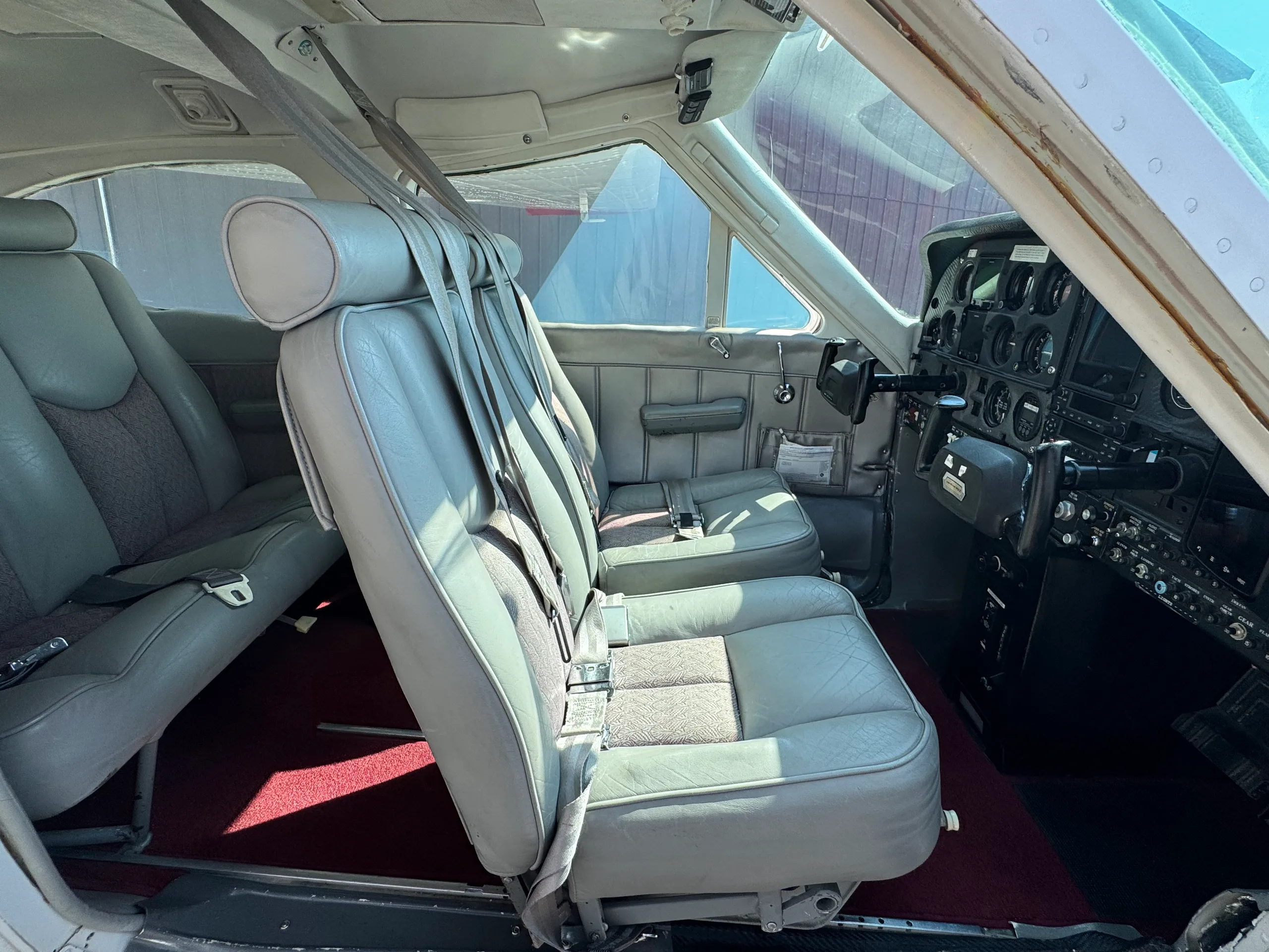 Cabin interior of a 1975.
