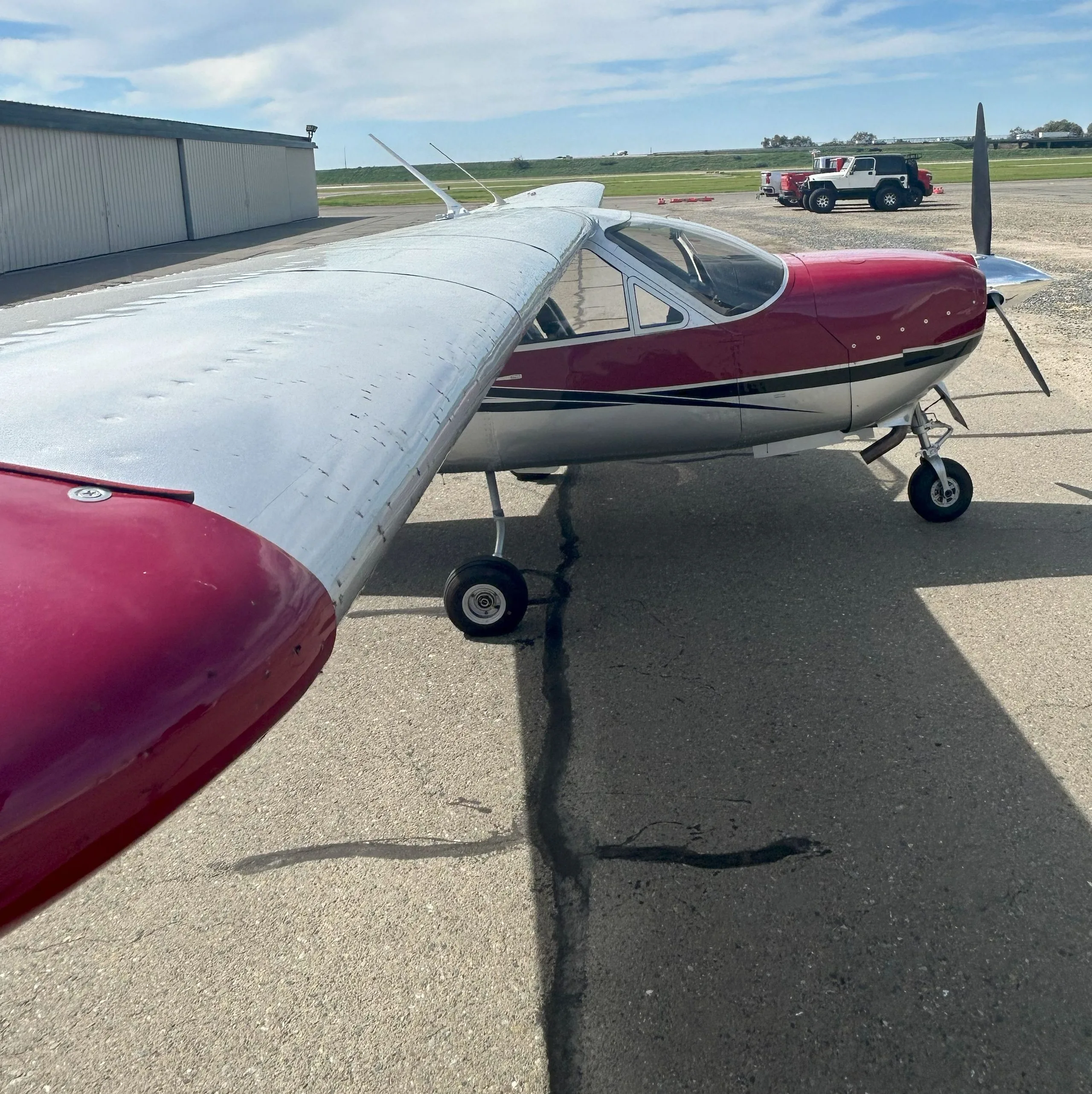 Exterior view of a 1977, N177WF.