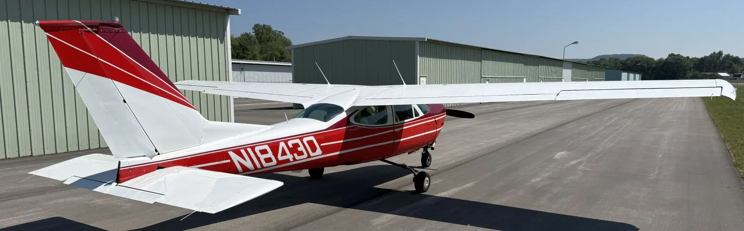 Exterior view of a 1972, N1843Q.