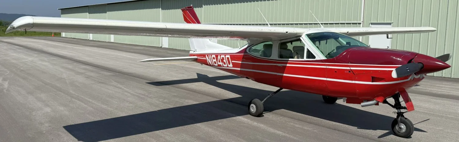 Exterior view of a 1972, N1843Q.