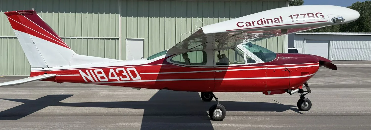 Exterior view of a 1972, N1843Q.