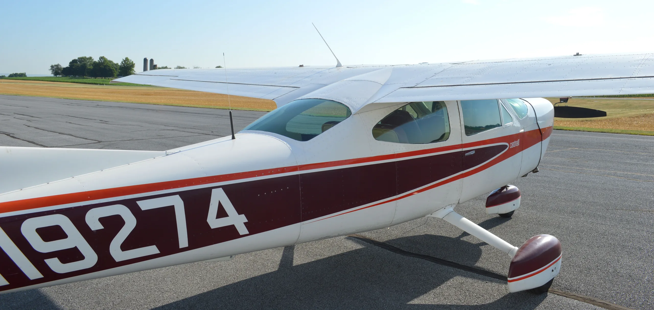 Exterior view of a 1977, N19274.
