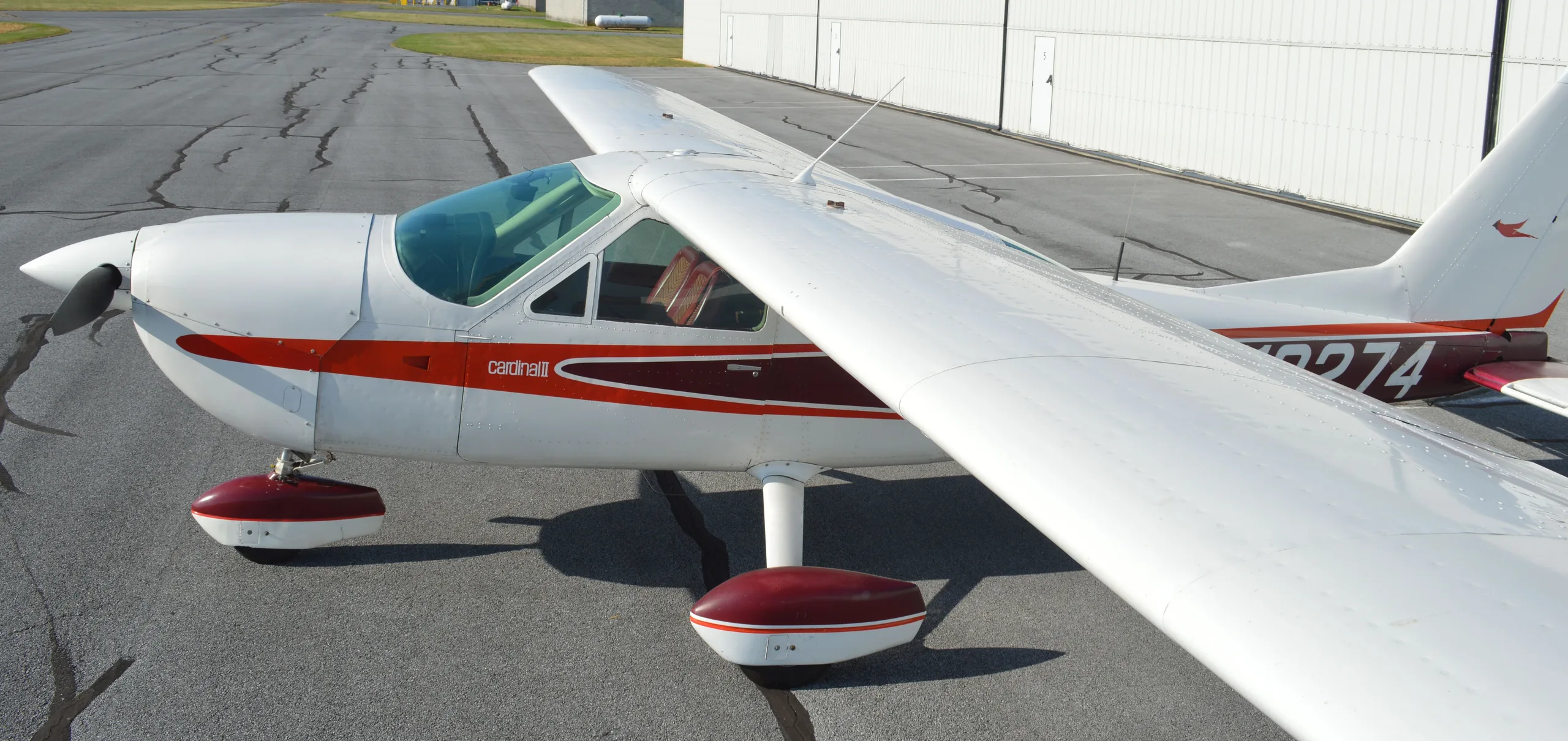 Exterior view of a 1977, N19274.