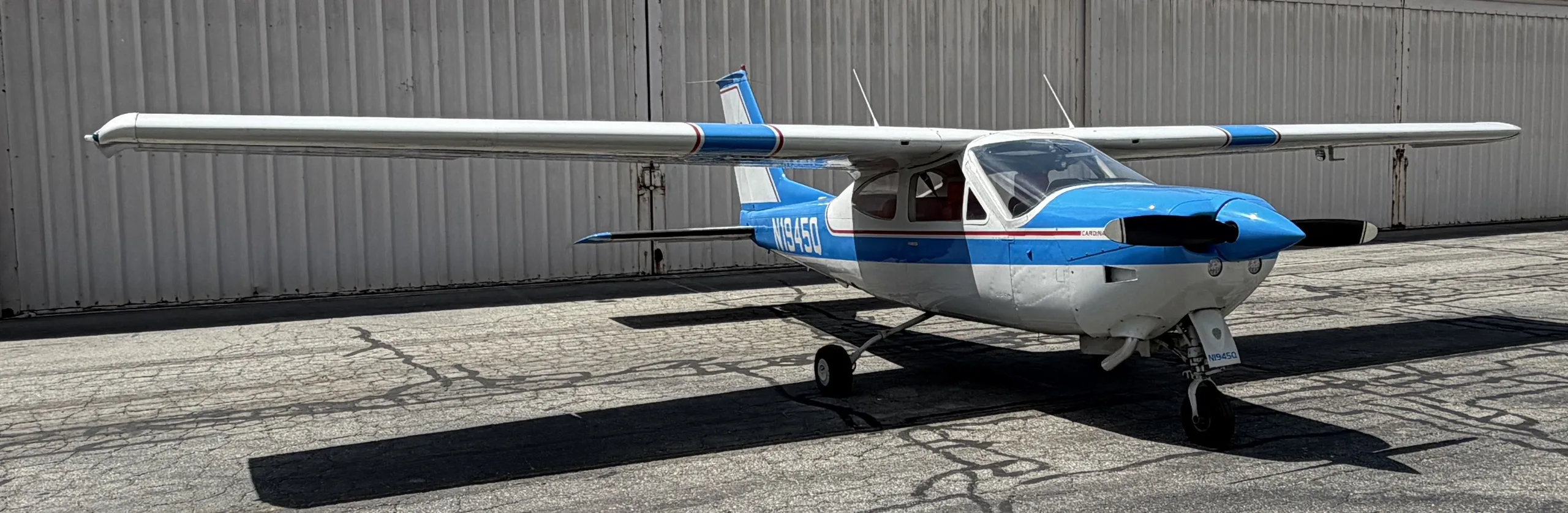 Exterior view of a 1973, N1945Q.