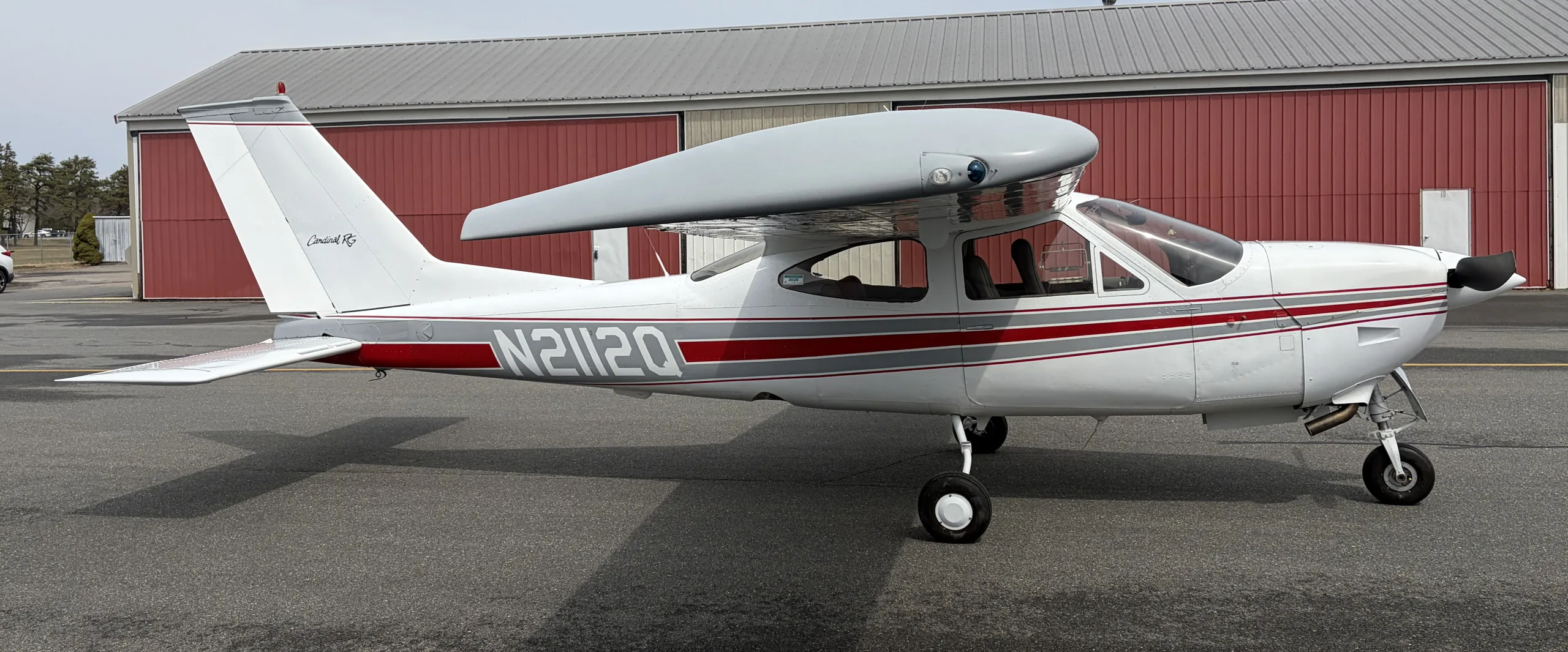 Exterior view of a 1974, N2112Q.