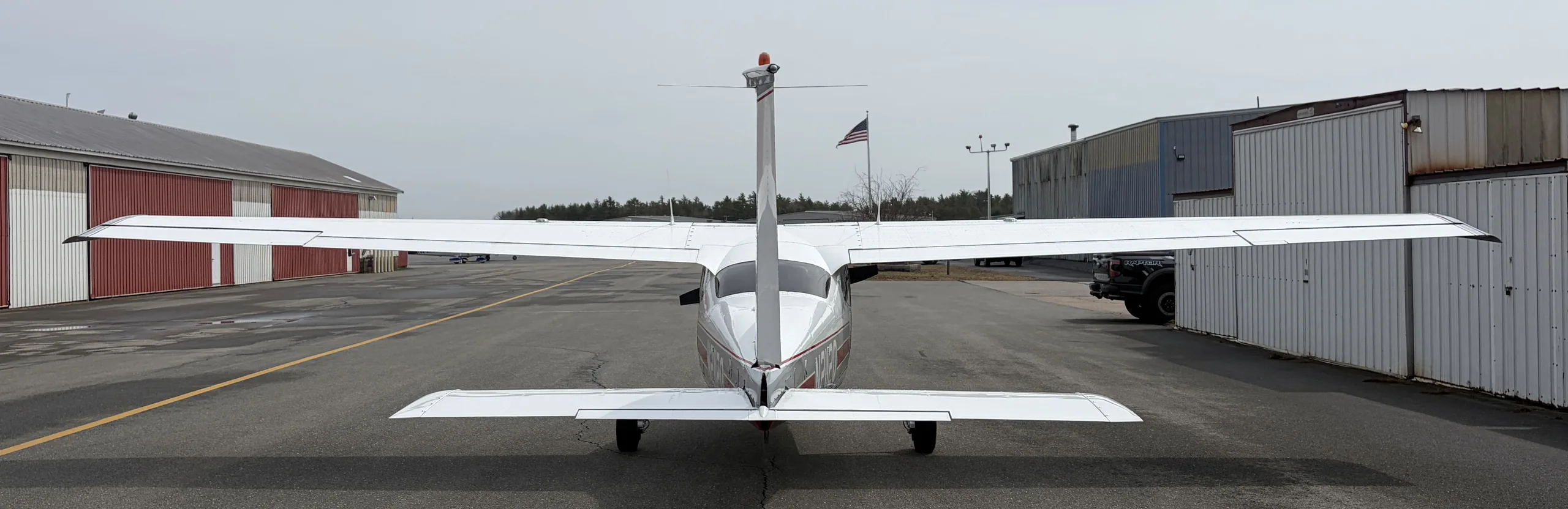 Exterior view of a 1974, N2112Q.