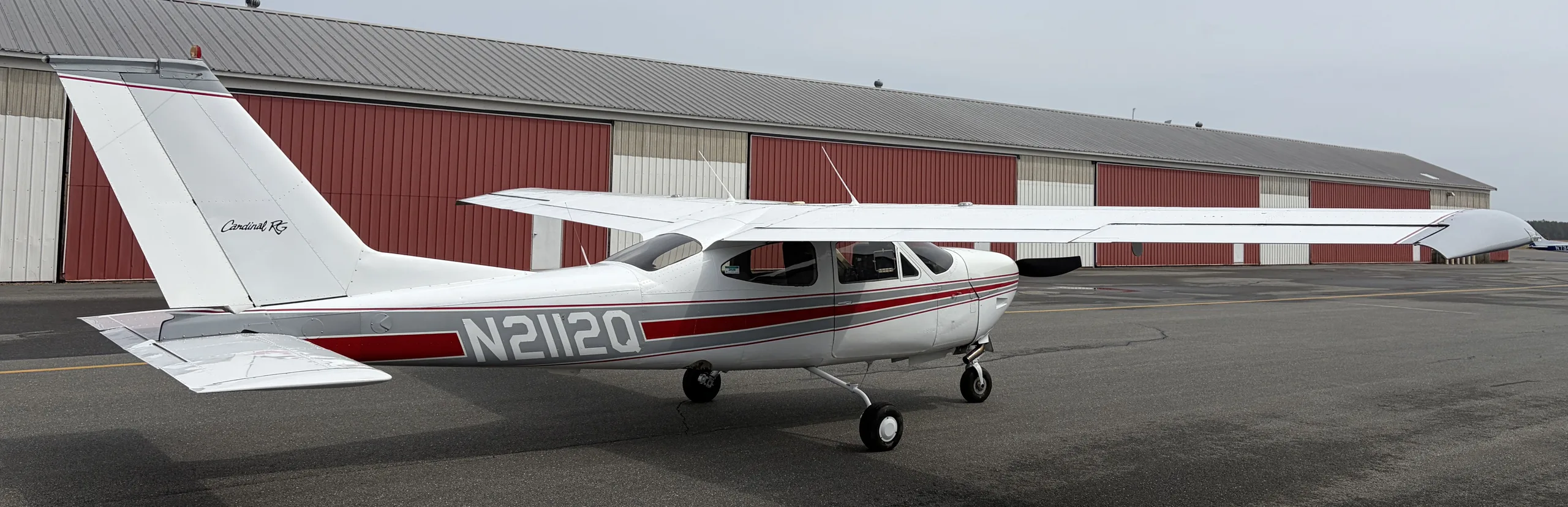 Exterior view of a 1974, N2112Q.
