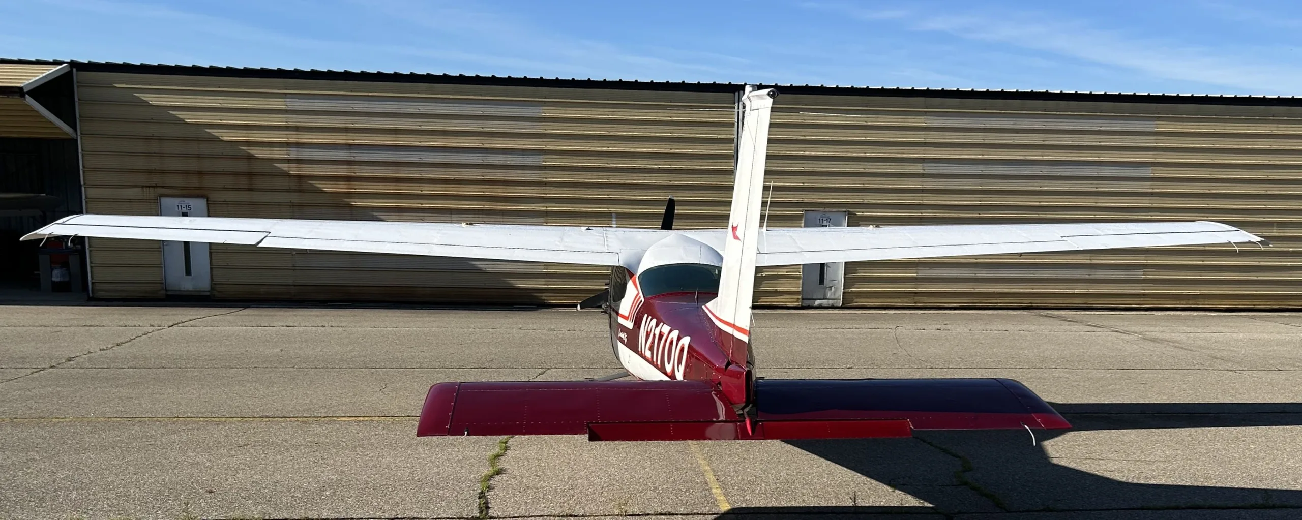 Exterior view of a 1974, N2170Q.