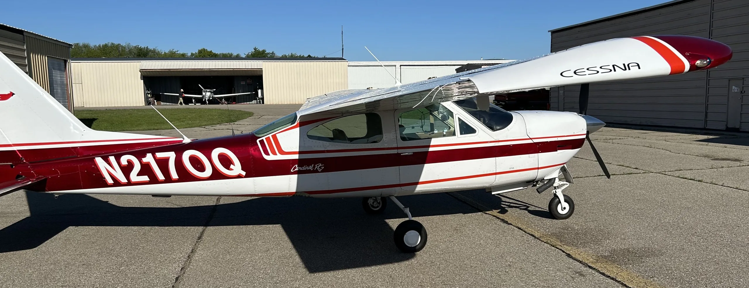 Exterior view of a 1974, N2170Q.