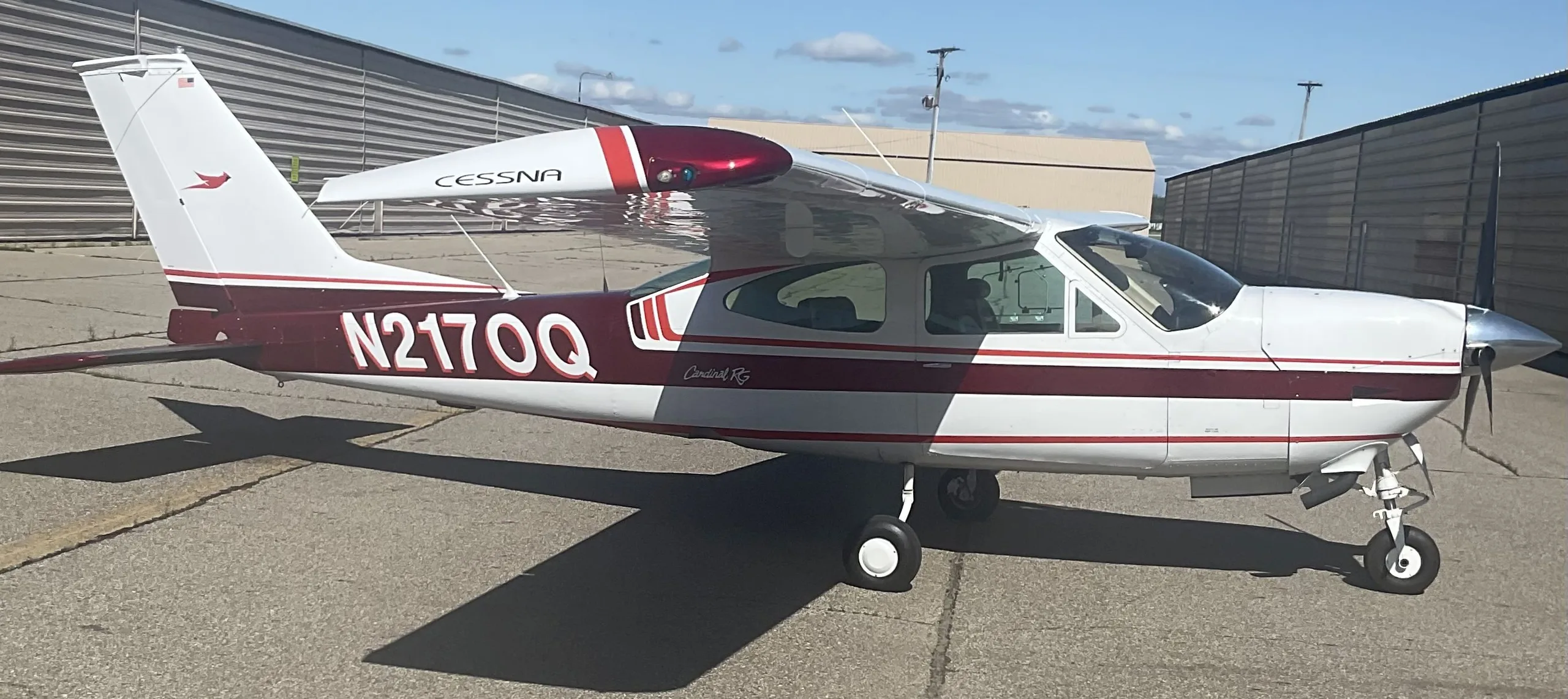 Exterior view of a 1974, N2170Q.