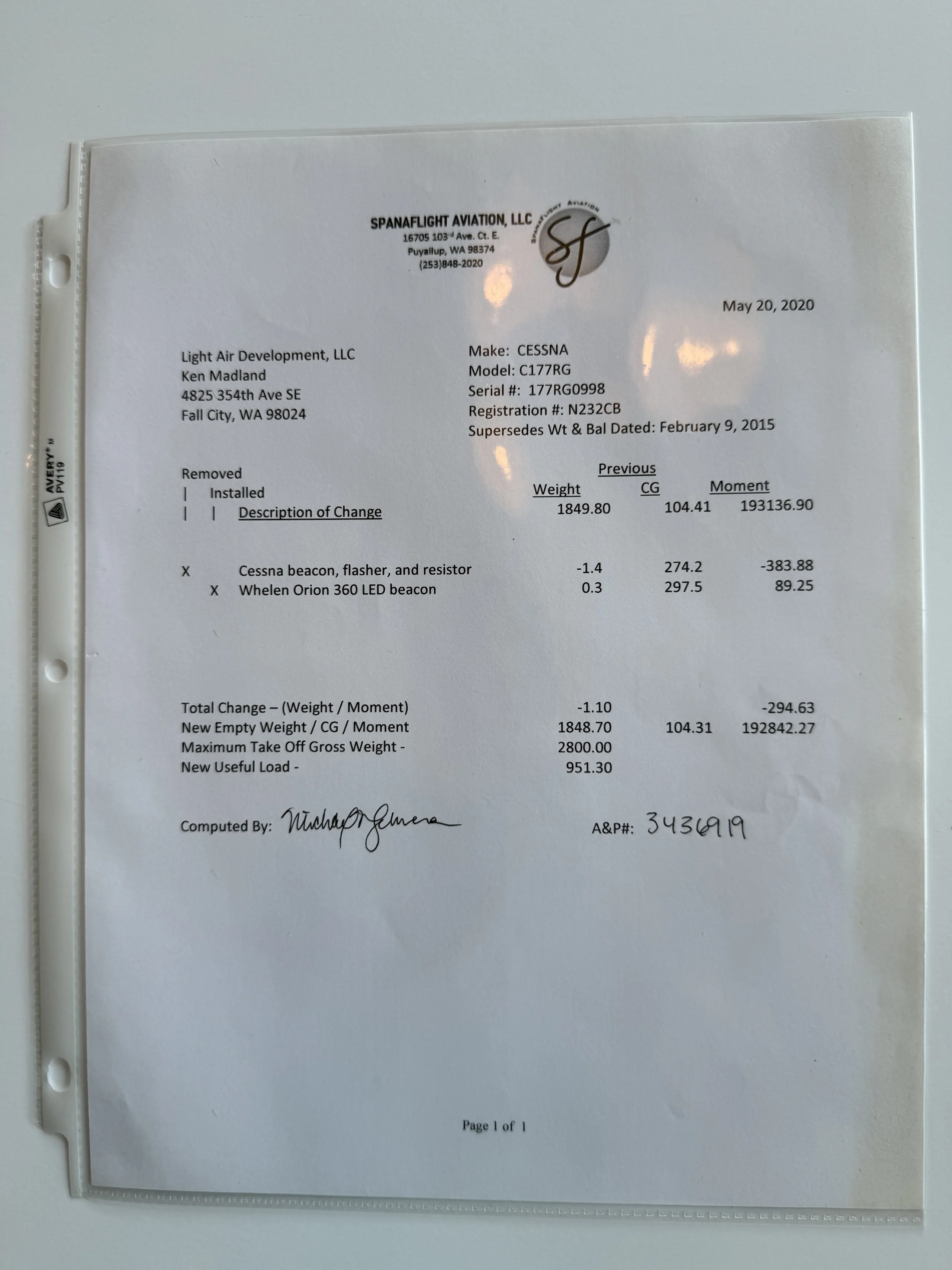 Document or specification page.