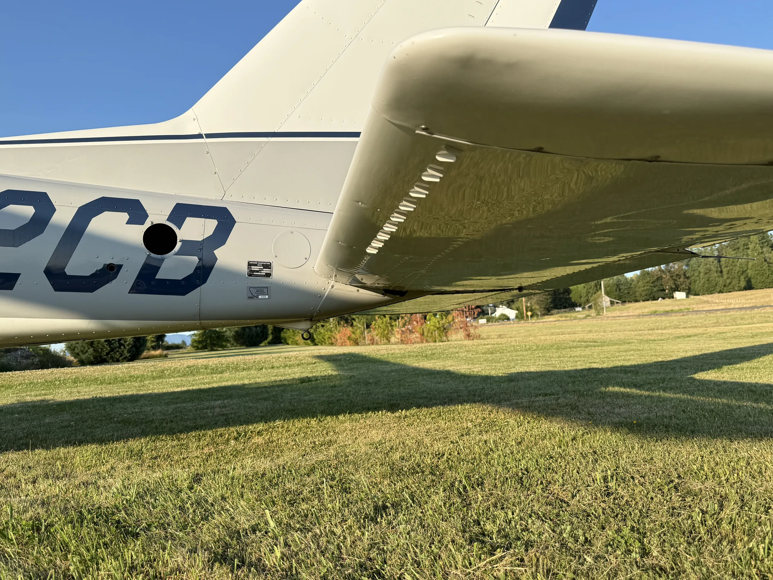 Exterior view of a 1976, N232CB.
