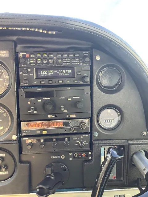 Avionics suite of a aircraft.
