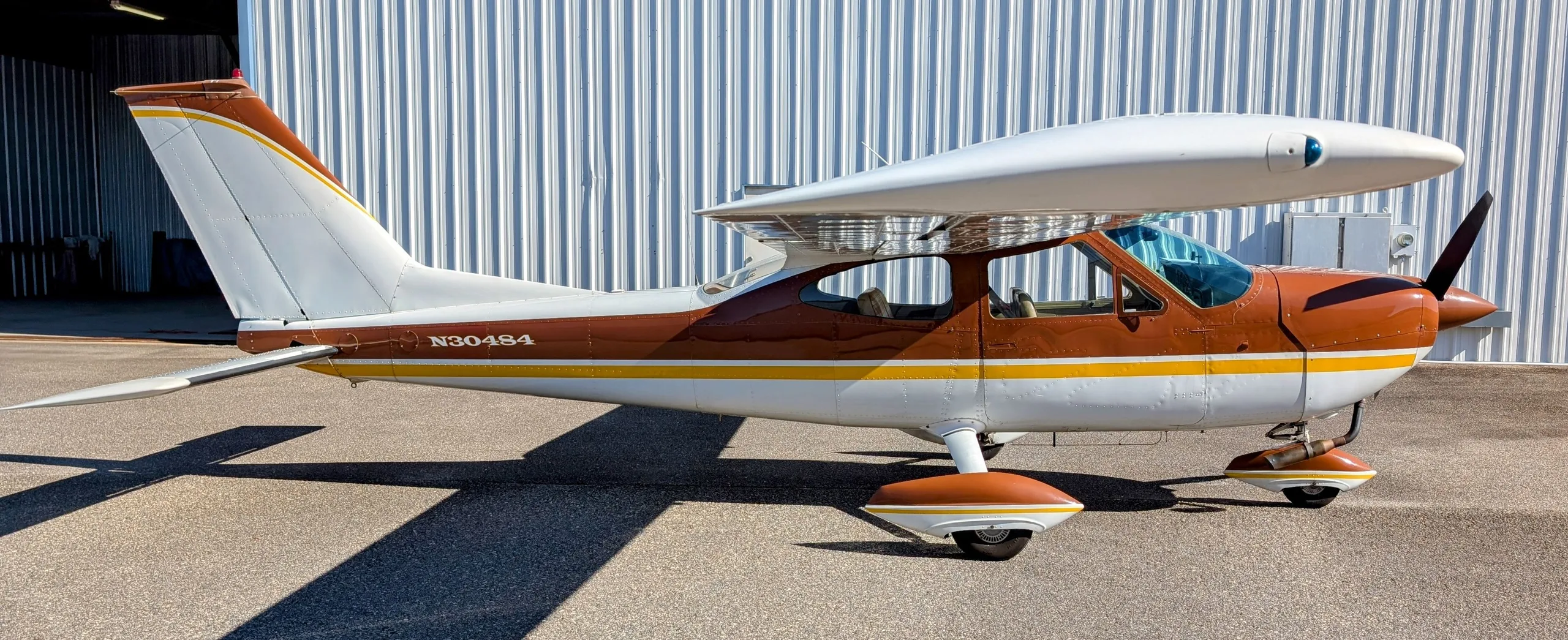 Exterior view of a 1969, N30484.