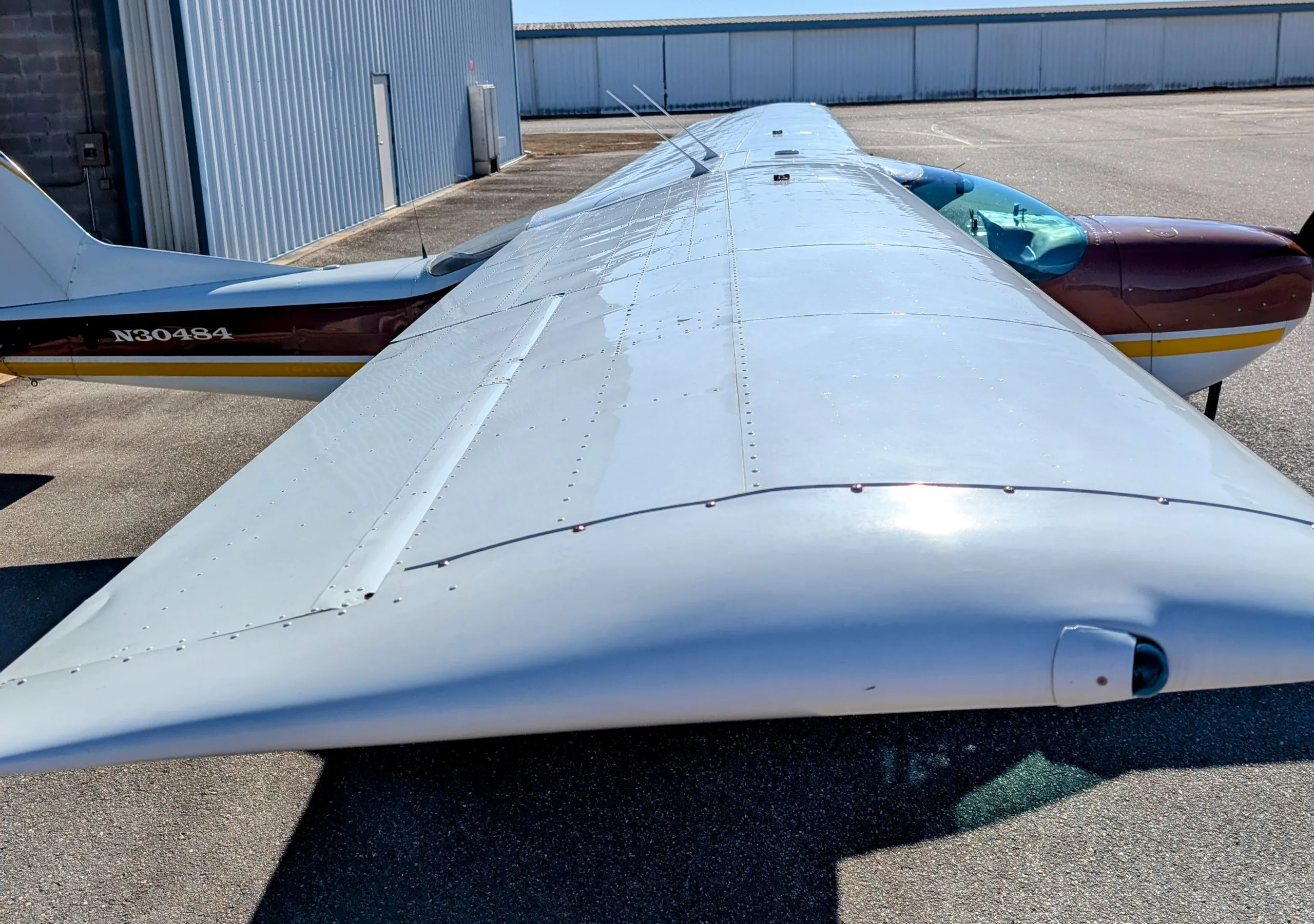 Exterior view of a 1969, N30484.