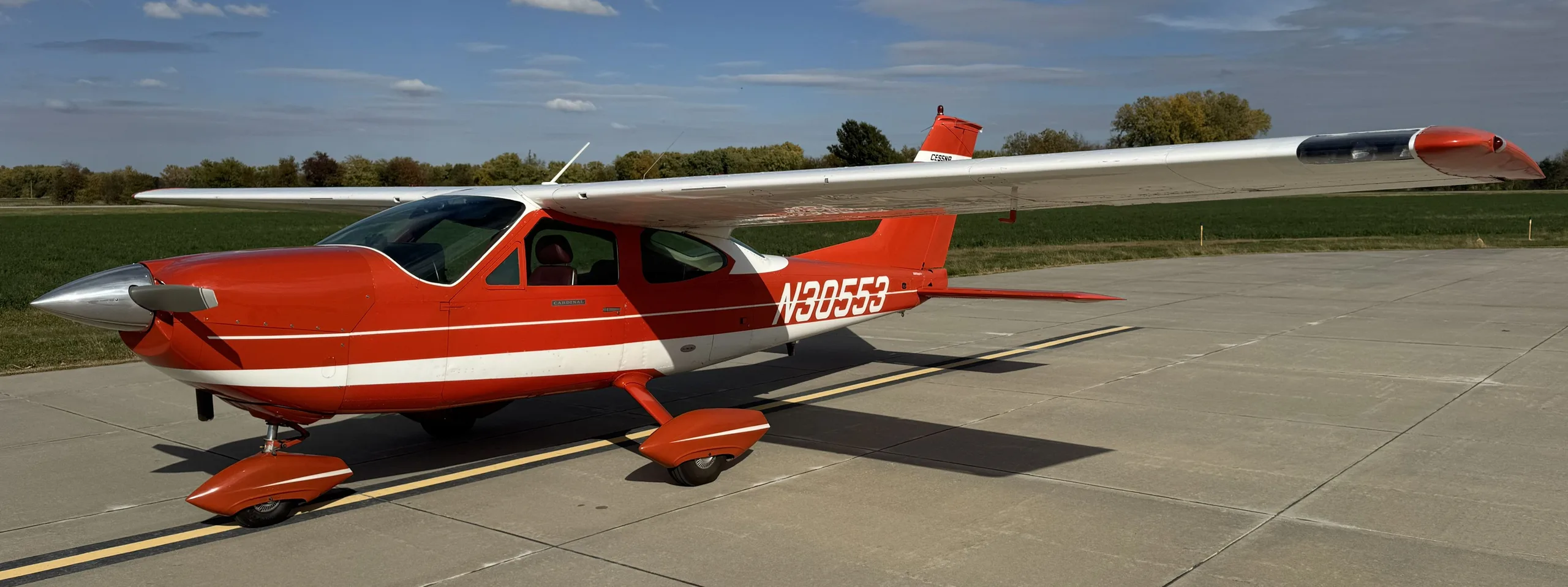Exterior view of a 1969, N30553.