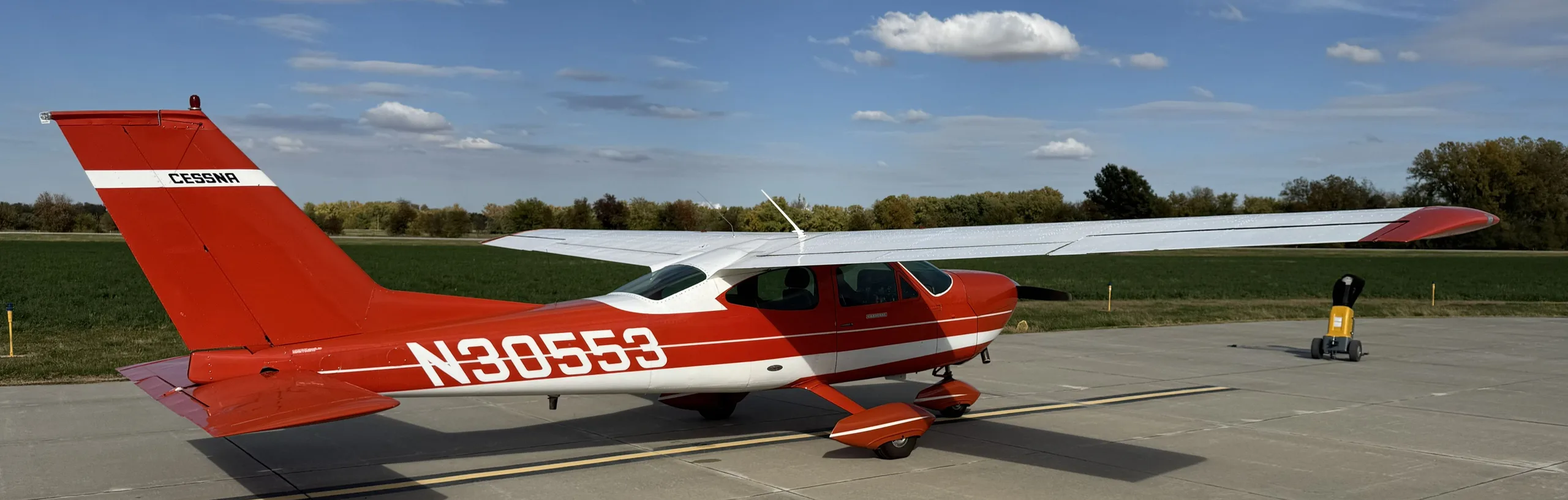 Exterior view of a 1969, N30553.