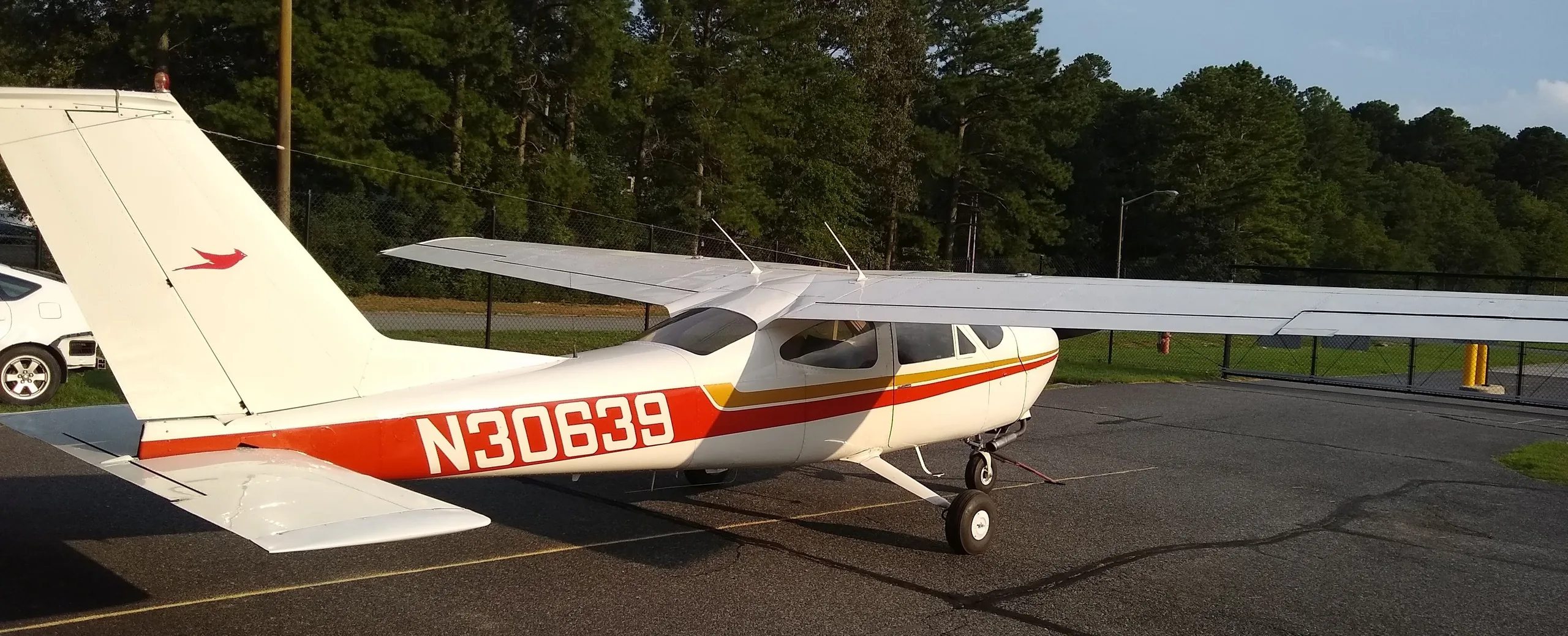 Exterior view of a 1970, N30639.