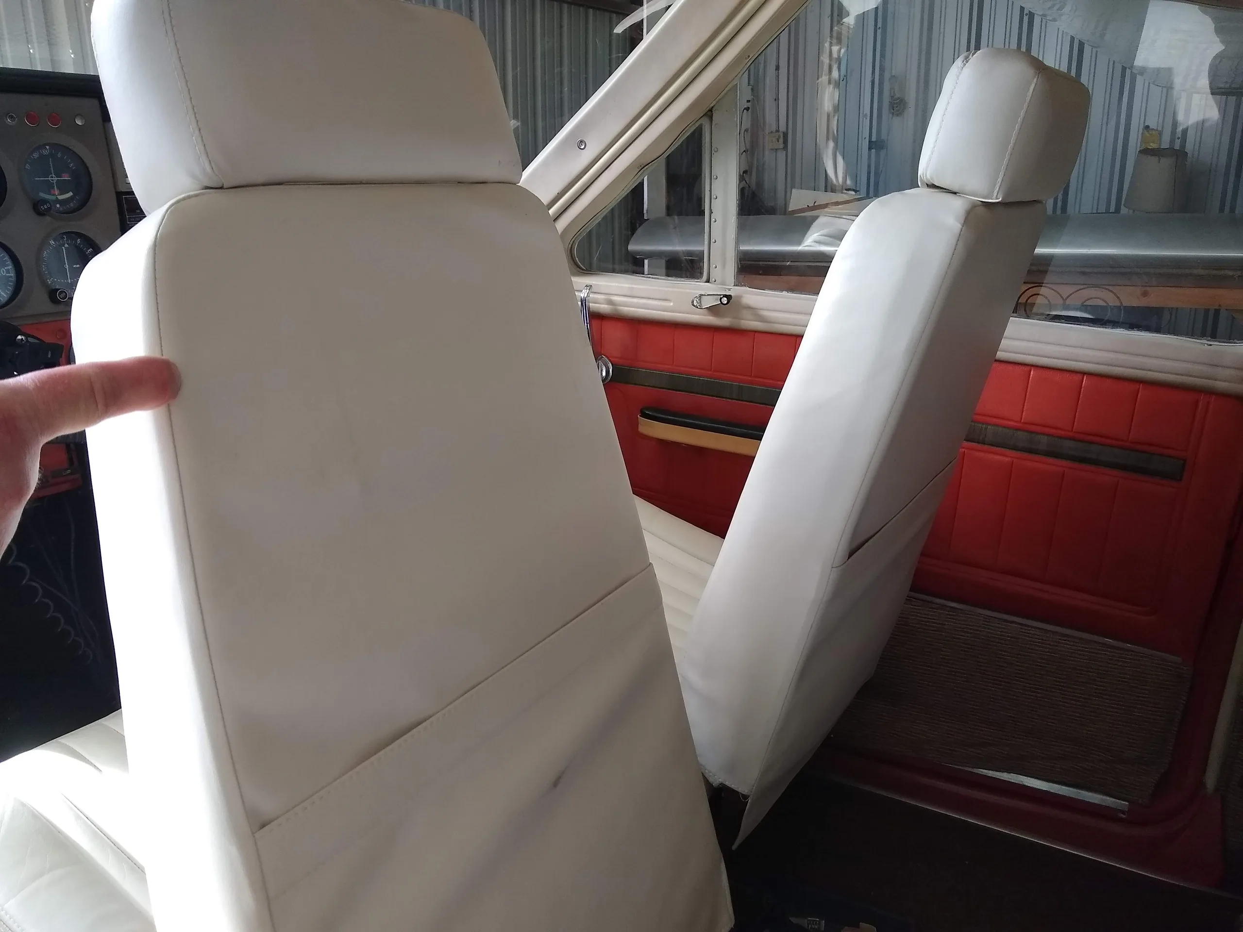 Cabin interior of a 1970.