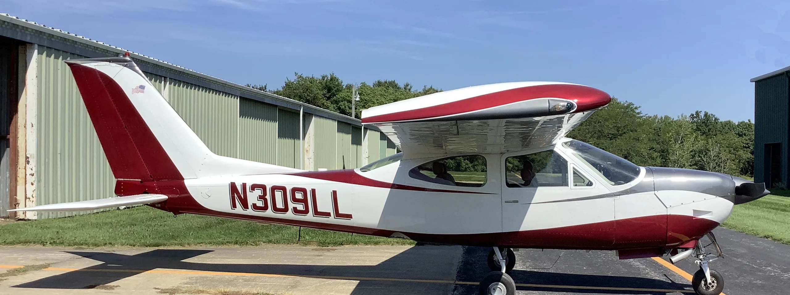 Exterior view of a 1978, N309LL.