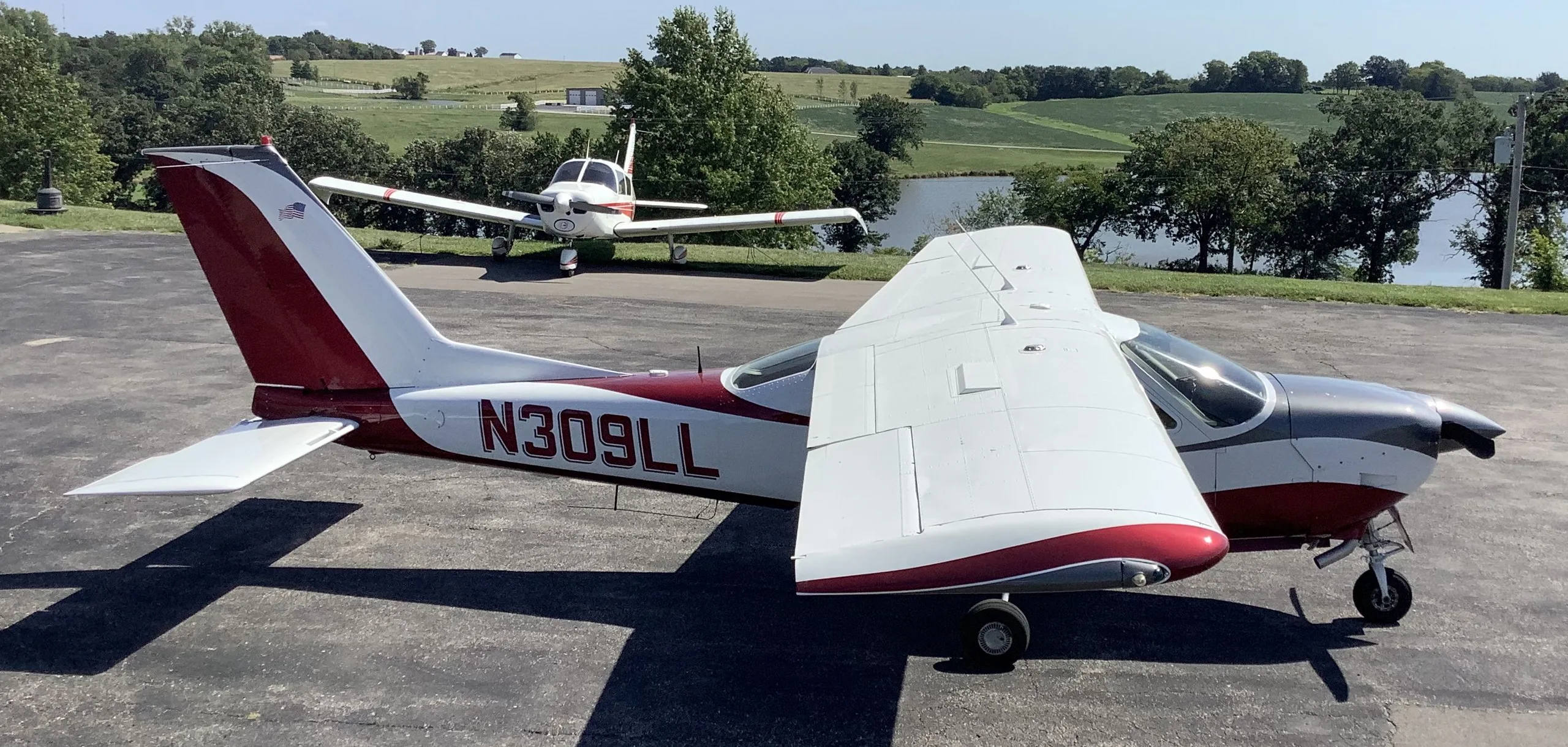 Exterior view of a 1978, N309LL.