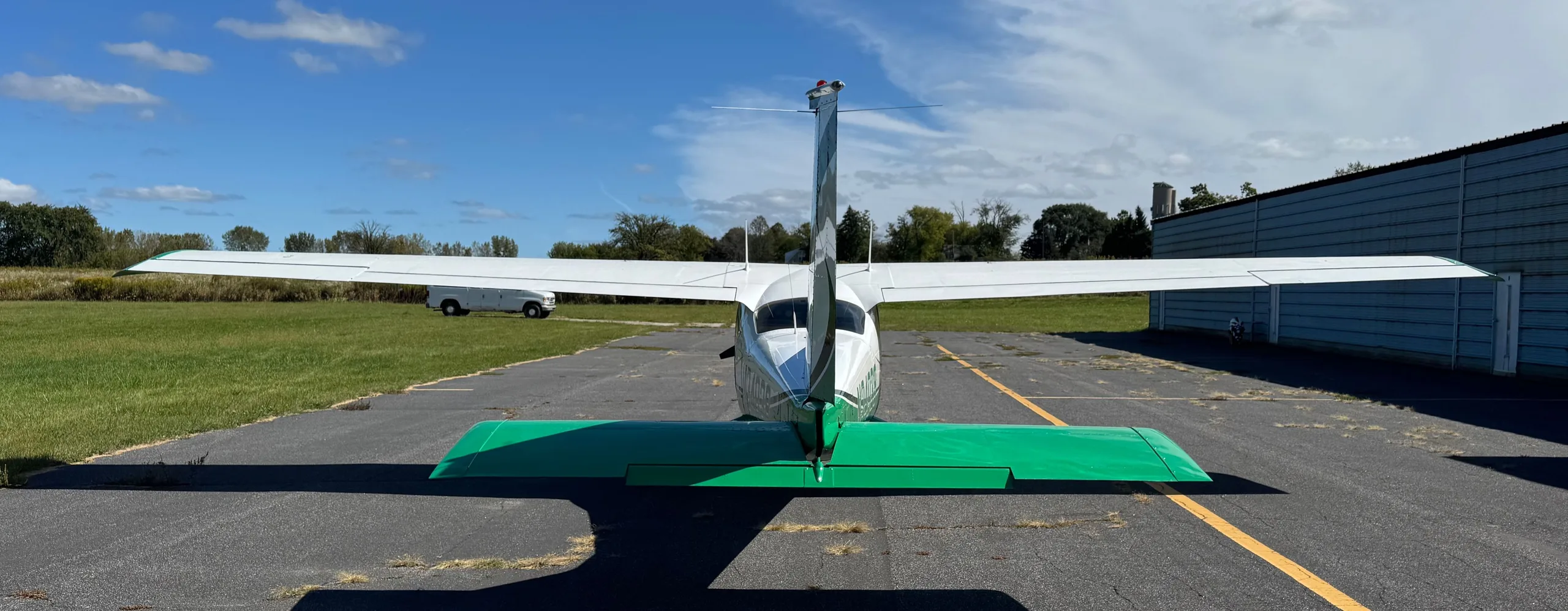 Exterior view of a 1971, N34038.