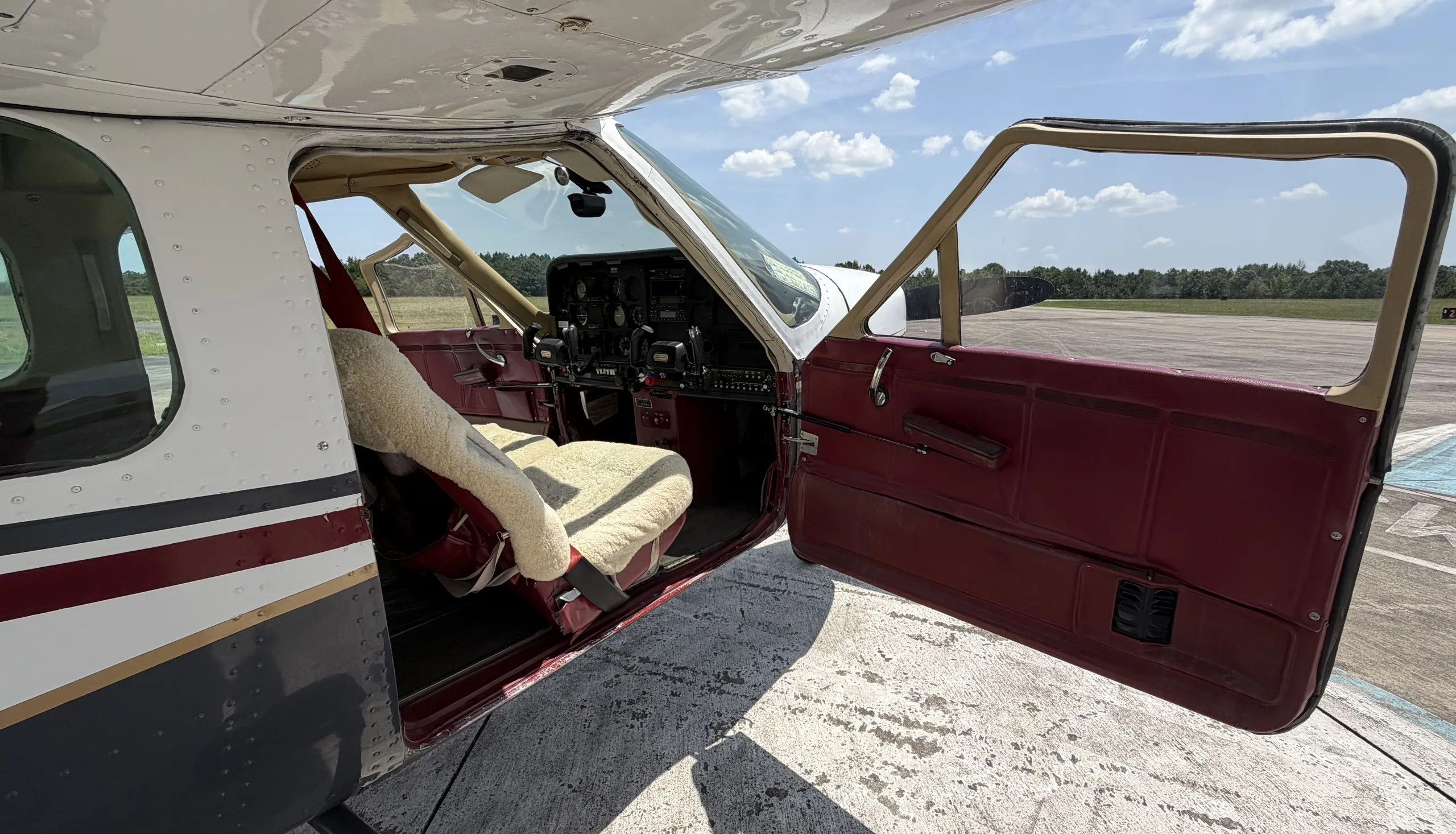Cabin interior of a 1977.