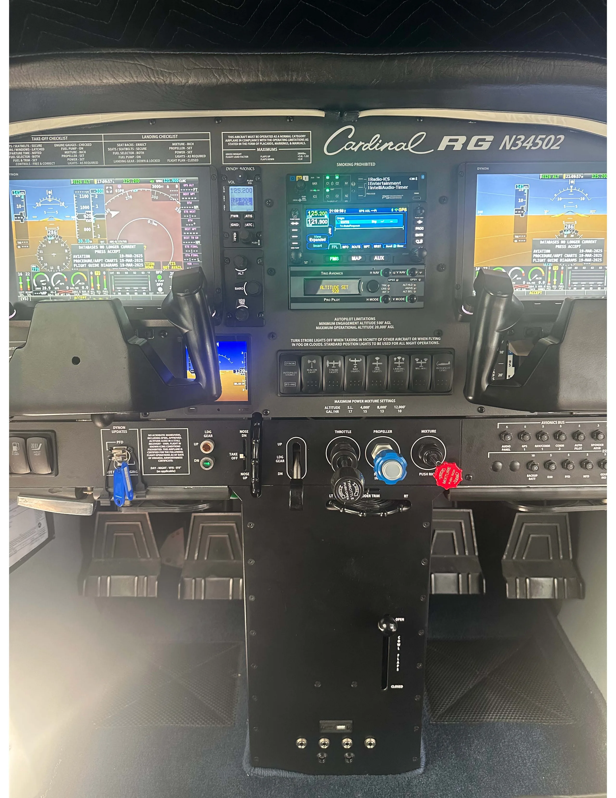 Avionics suite of a 1978.