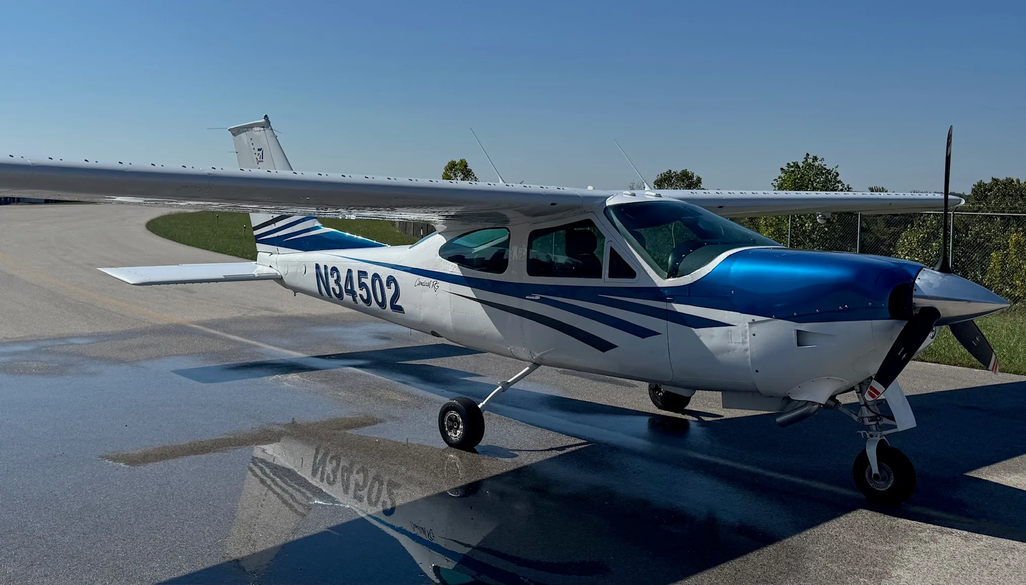 Exterior view of a 1978, N34502.
