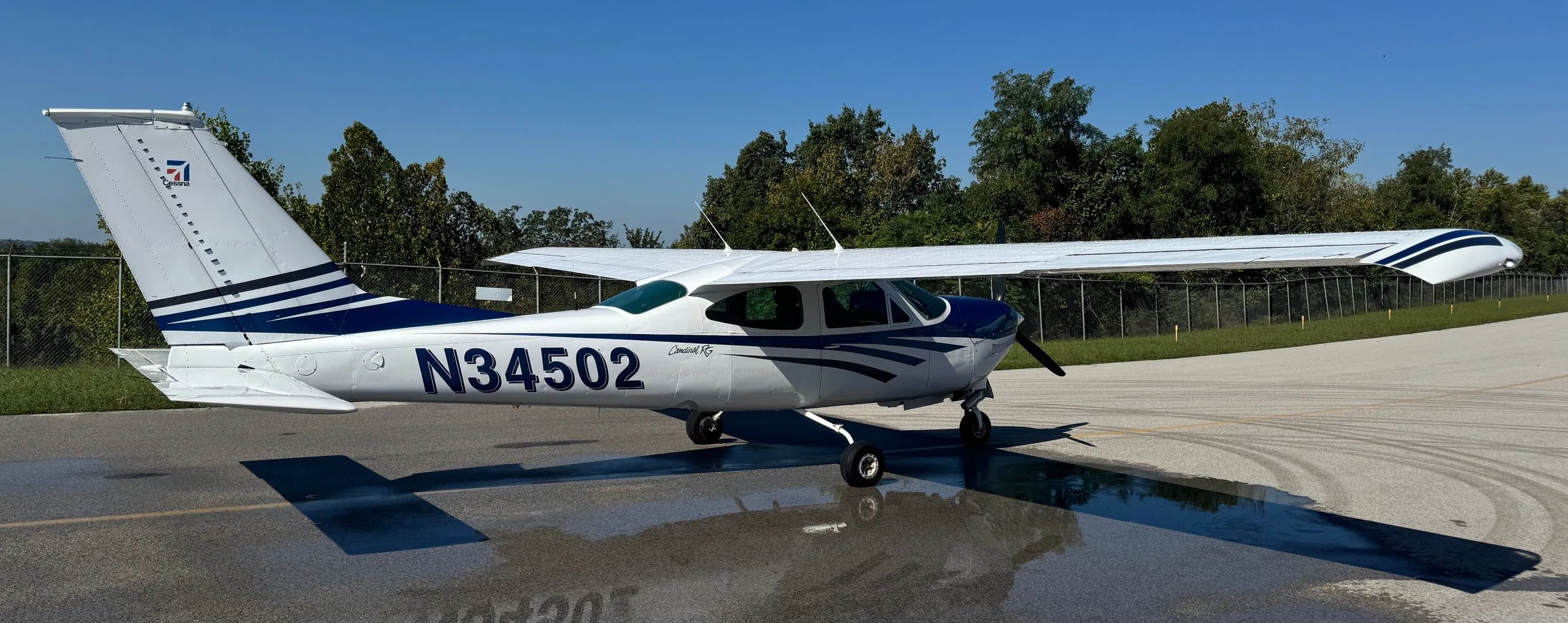 Exterior view of a 1978, N34502.