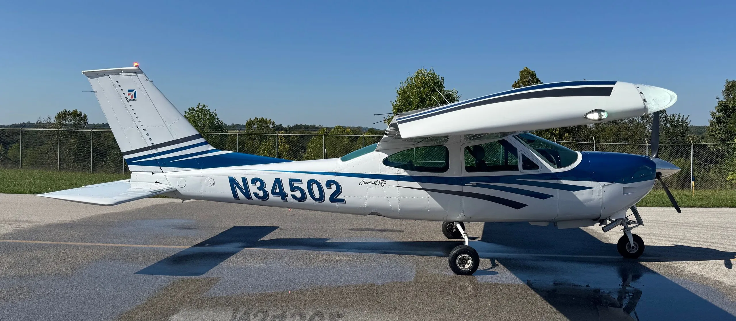 Exterior view of a 1978, N34502.