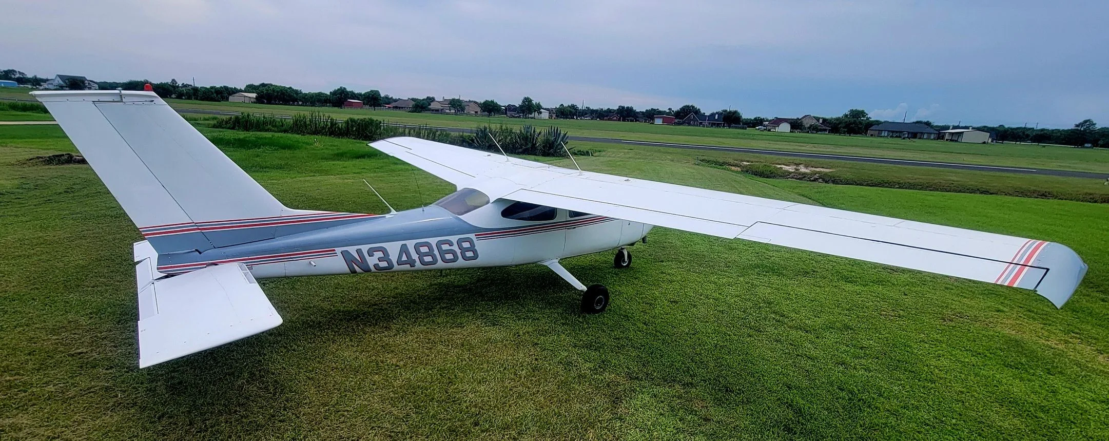 Exterior view of a 1974, N34868.