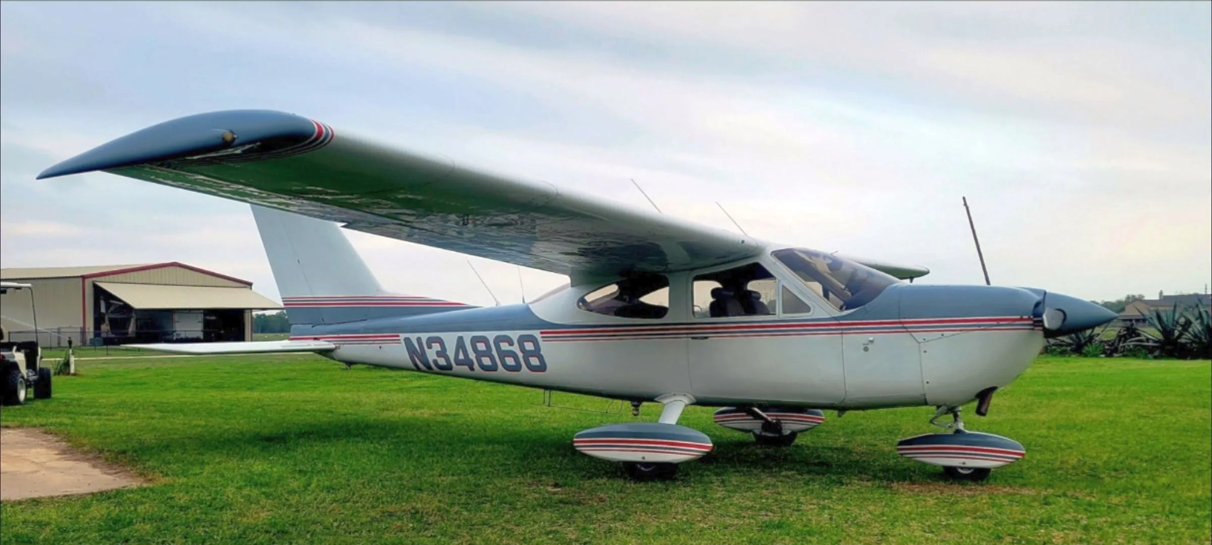 Exterior view of a 1974, N34868.