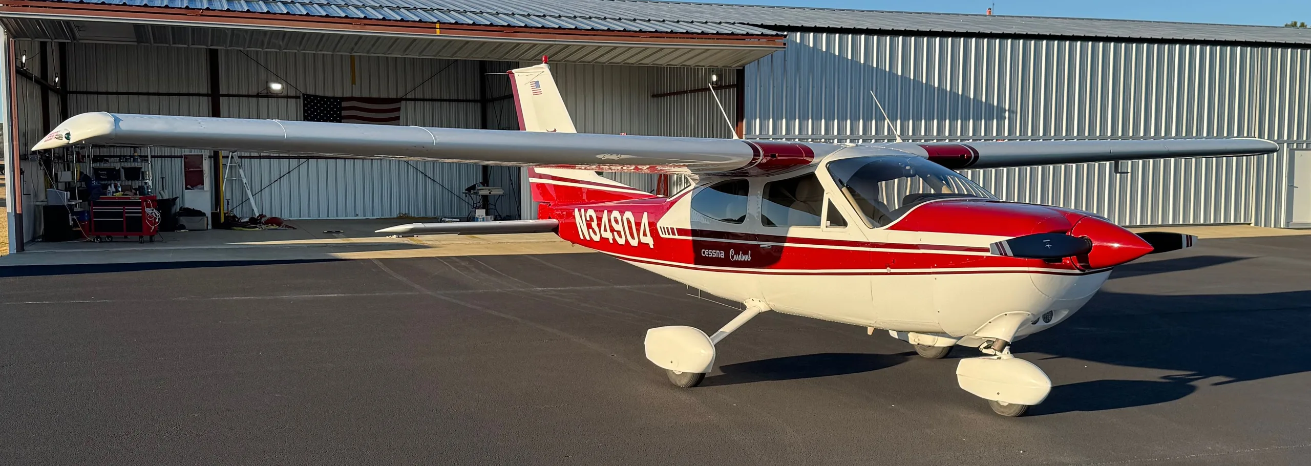 Exterior view of a 1974, N34904.