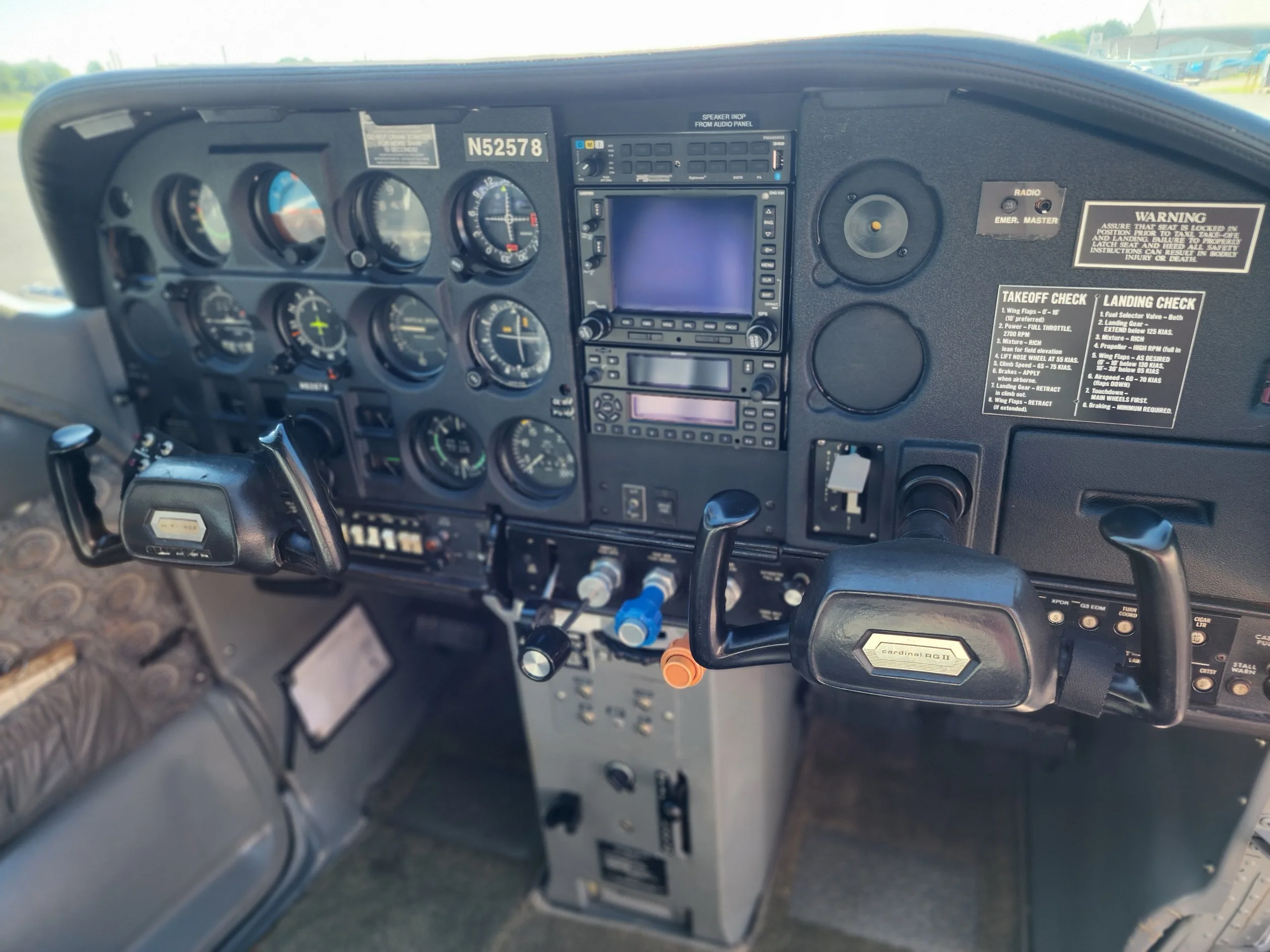 Avionics suite of a 1977.