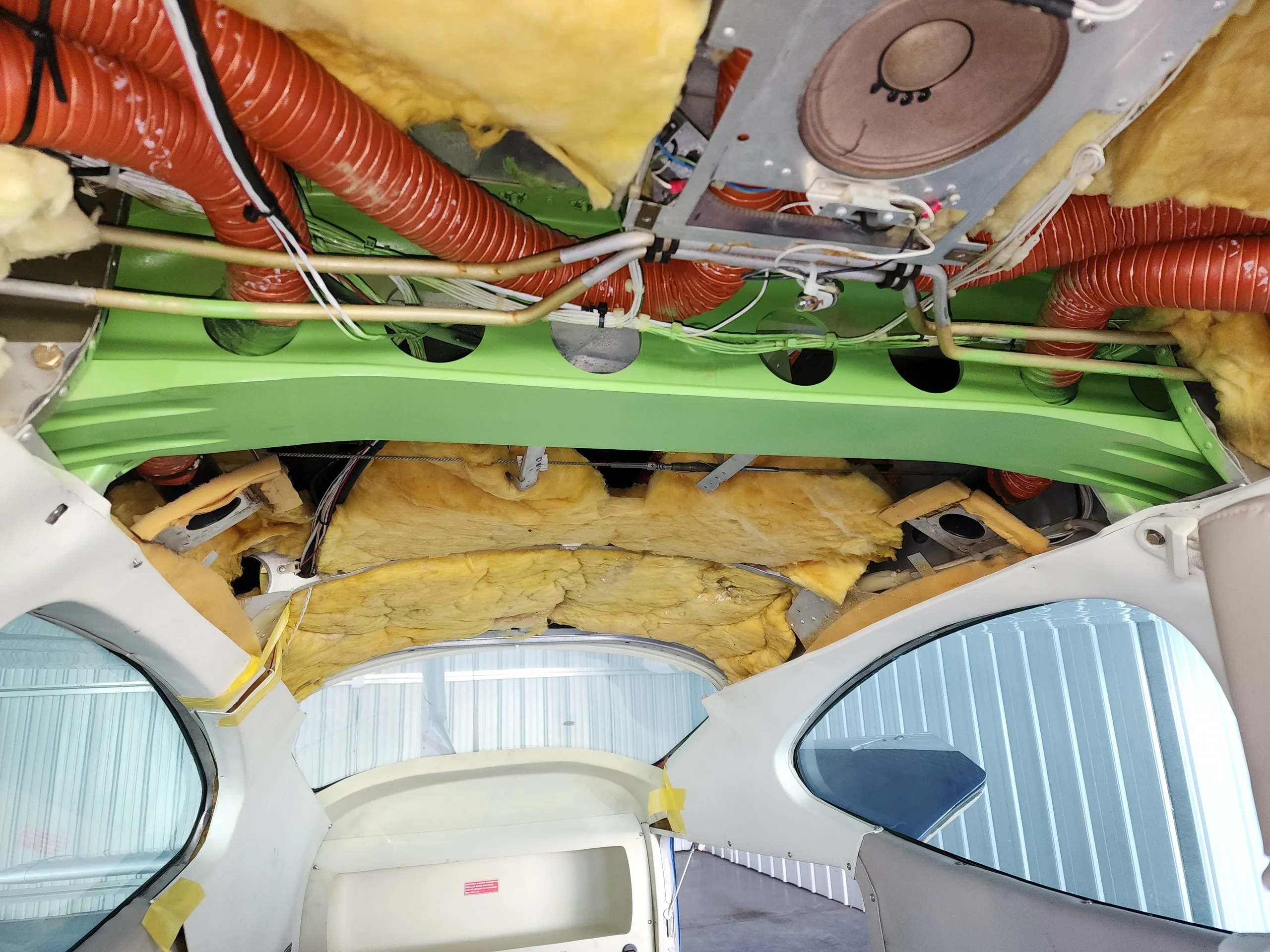 Cabin interior of a 1977.