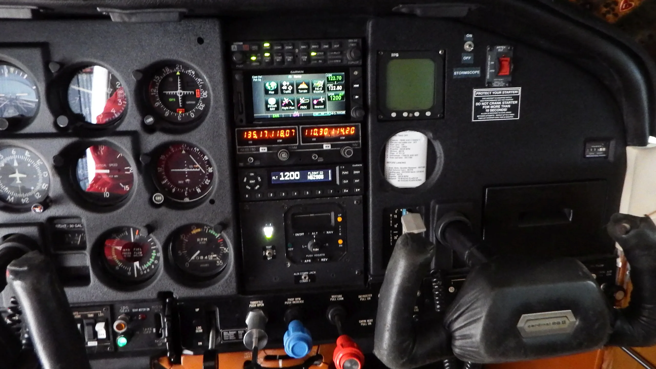 Avionics suite of a 1978.