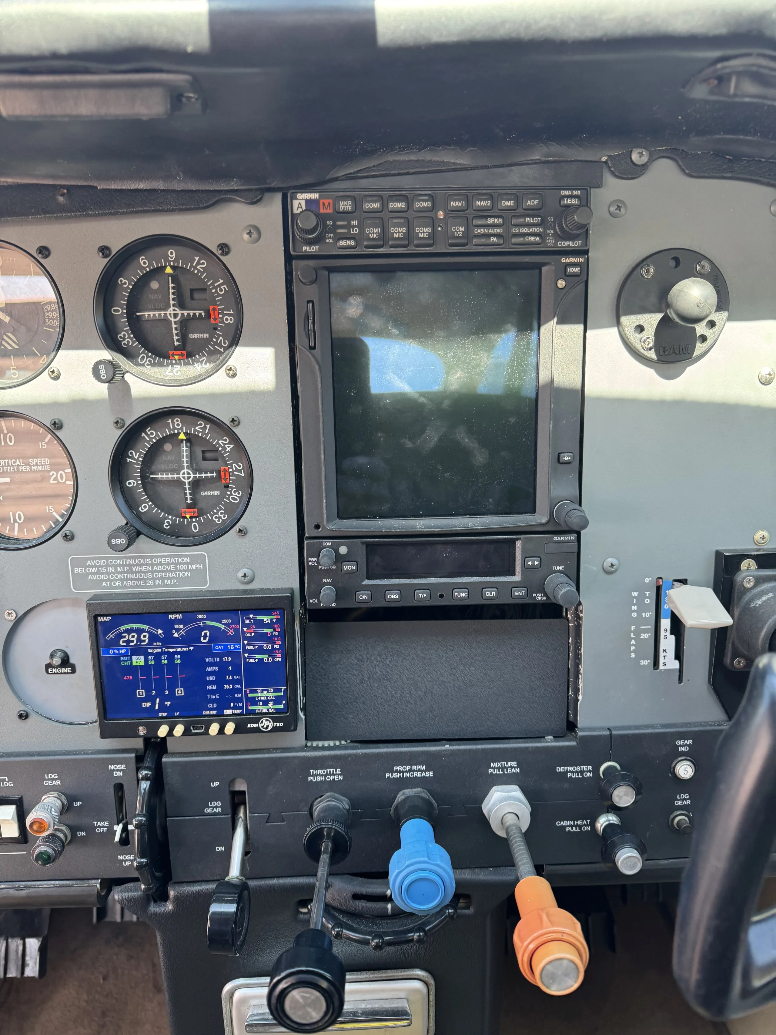 Avionics suite of a 1978.