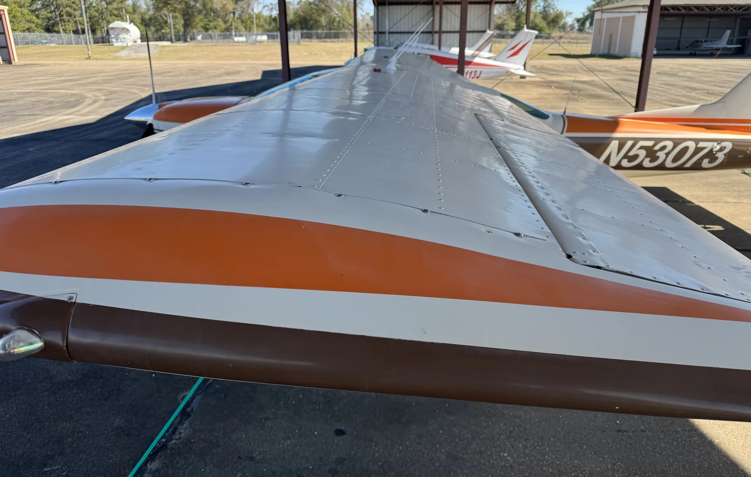 Exterior view of a 1978, N53073.
