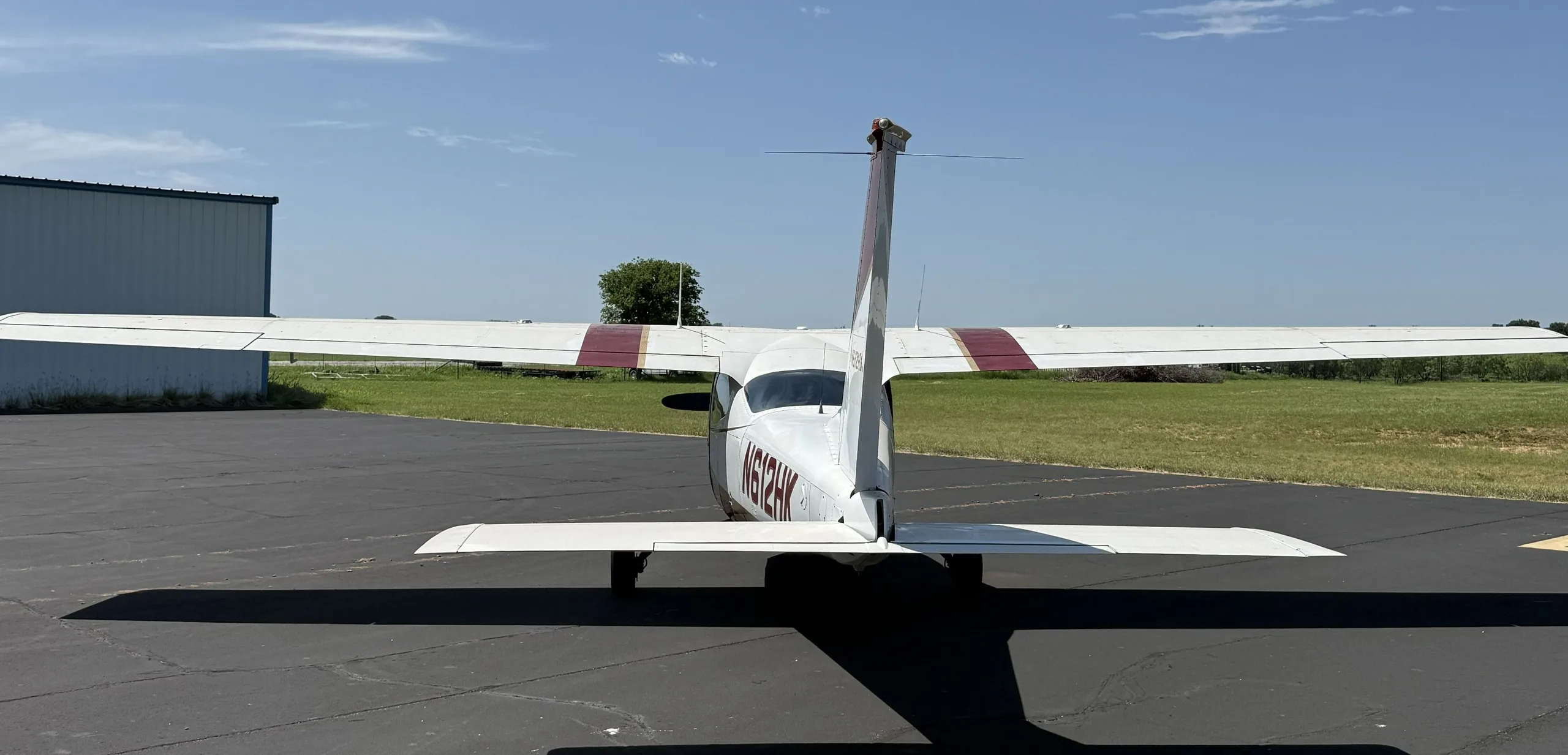 Exterior view of a 1978, N612HK.