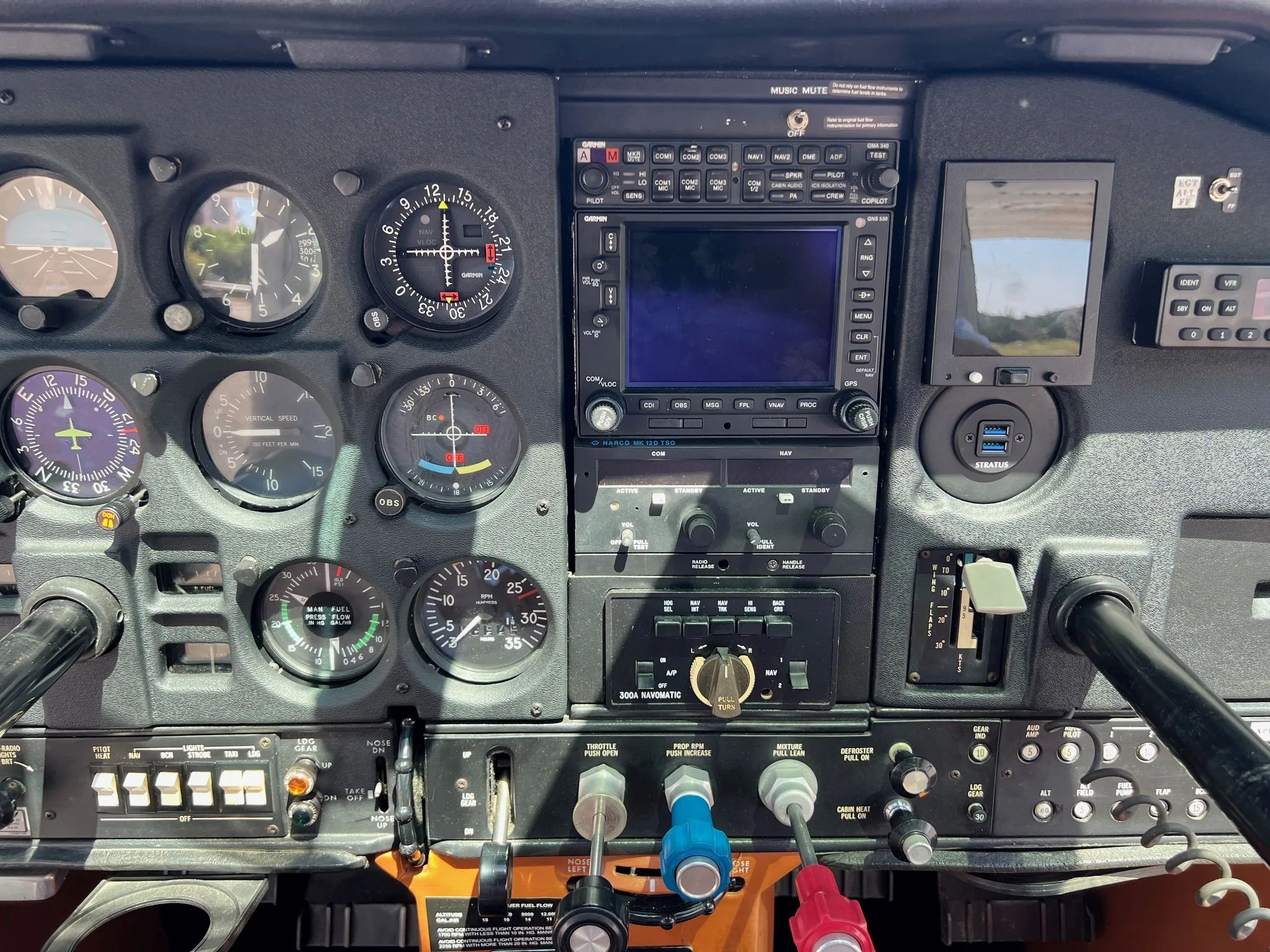 Avionics suite of a 1976.