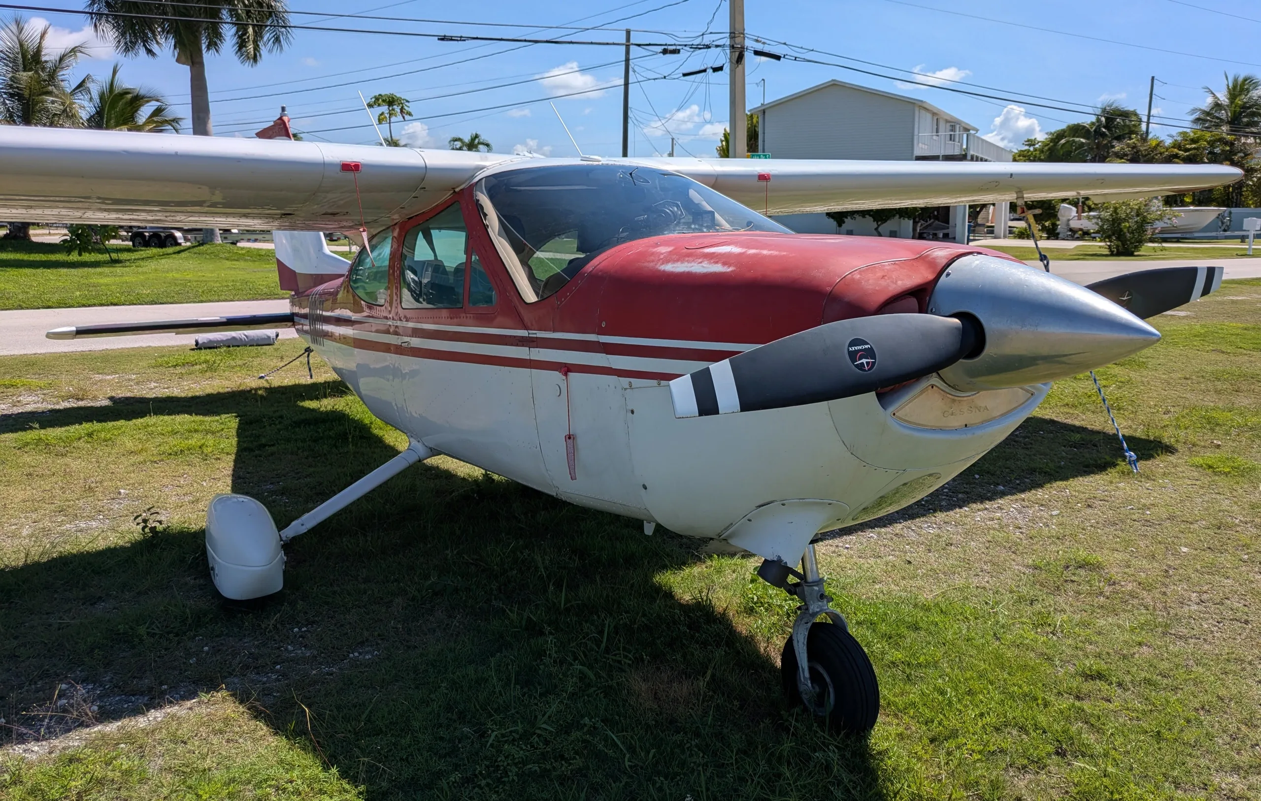 Exterior view of a 1971, N96177.
