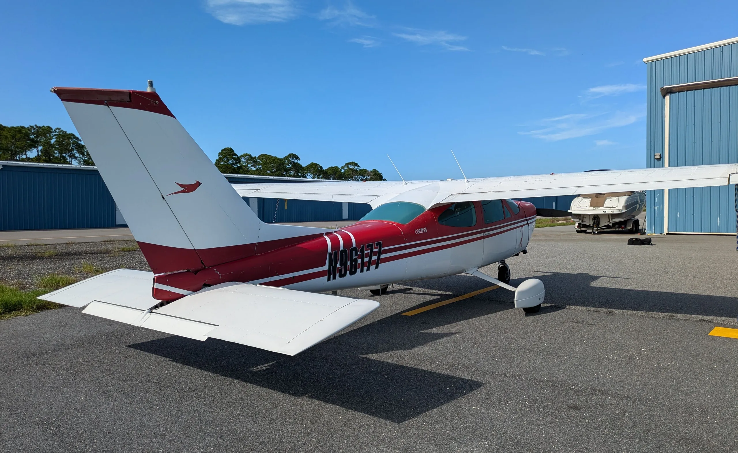 Exterior view of a 1971, N96177.