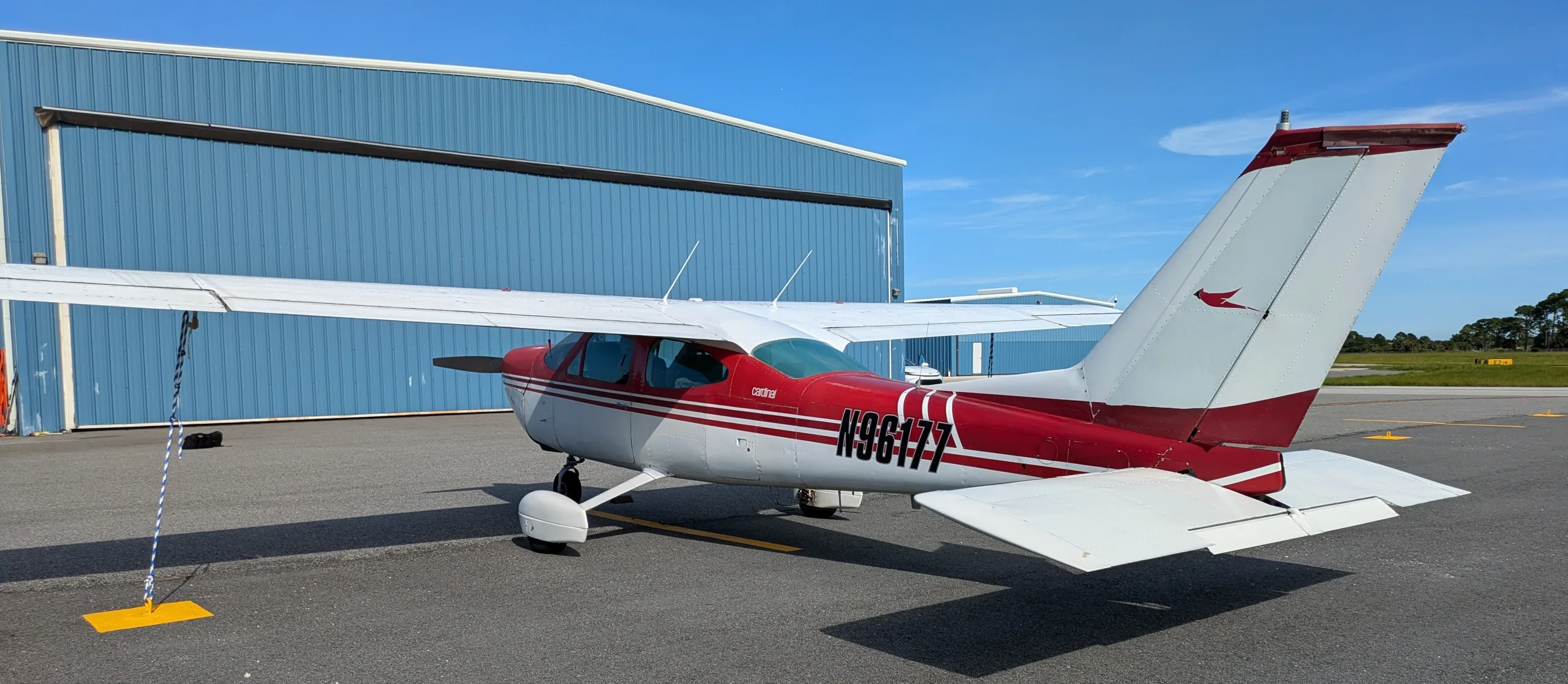 Exterior view of a 1971, N96177.