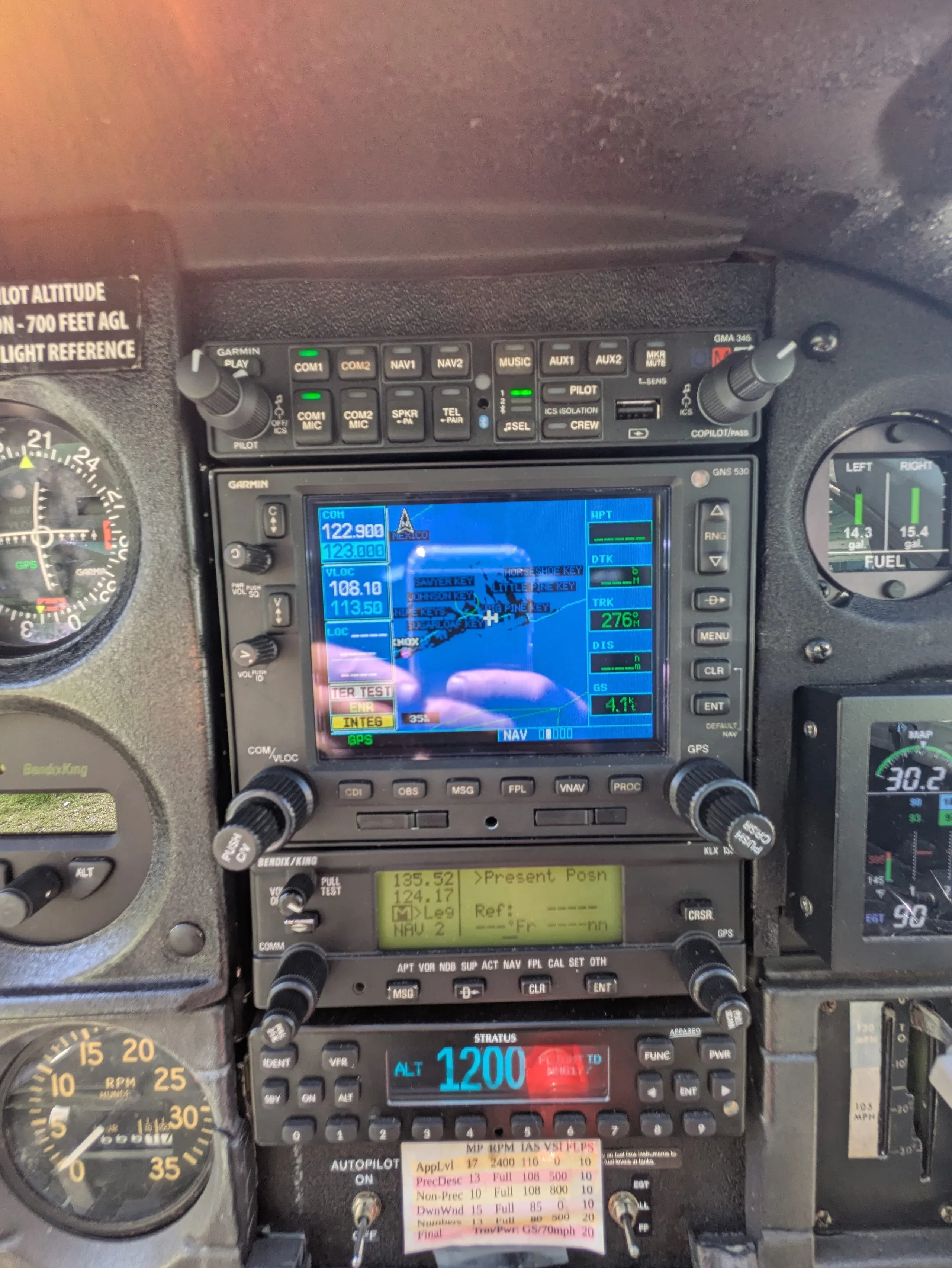 Cockpit and instrument panel of a 1971.